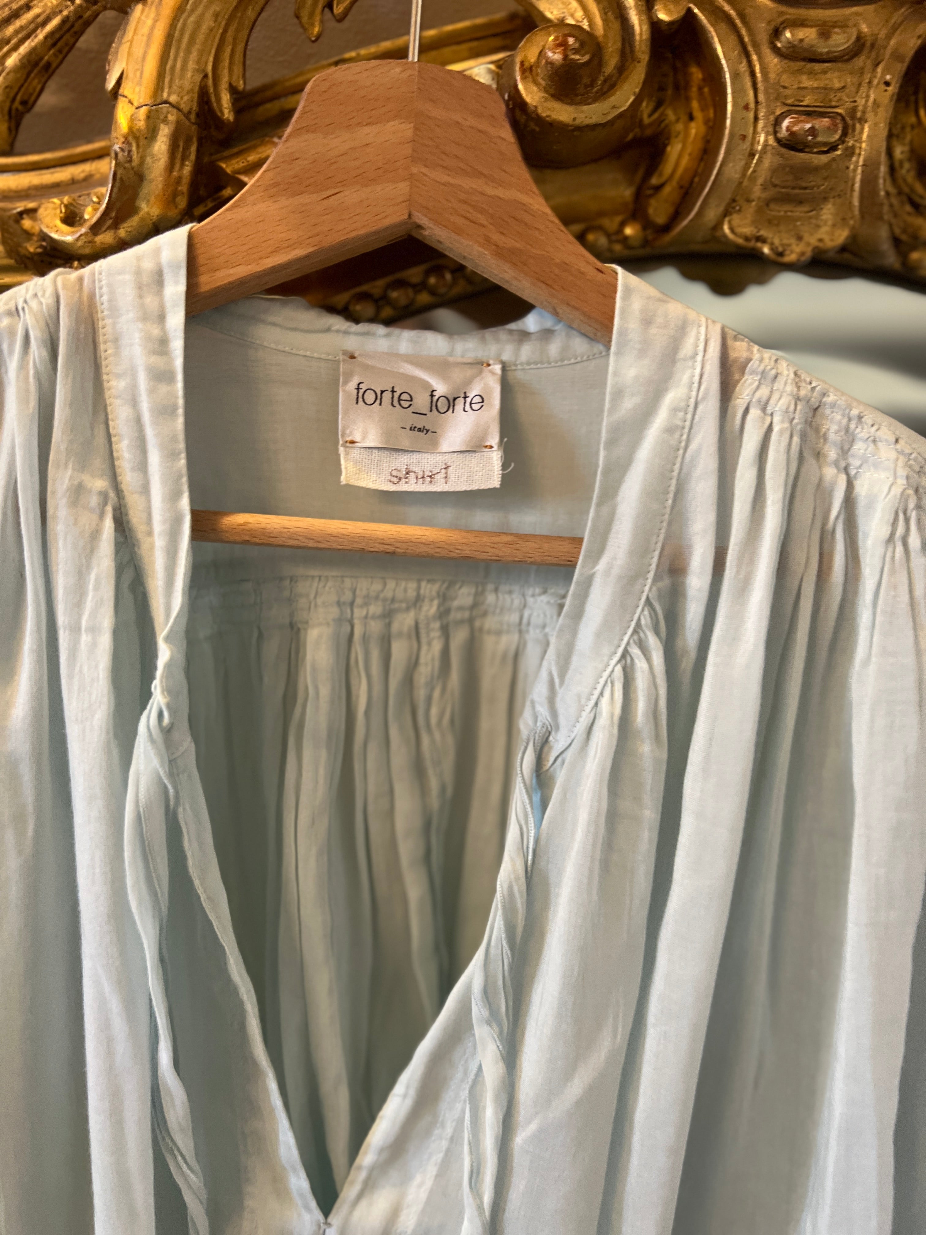 Forte Forte - Blouse fluide bleu ciel