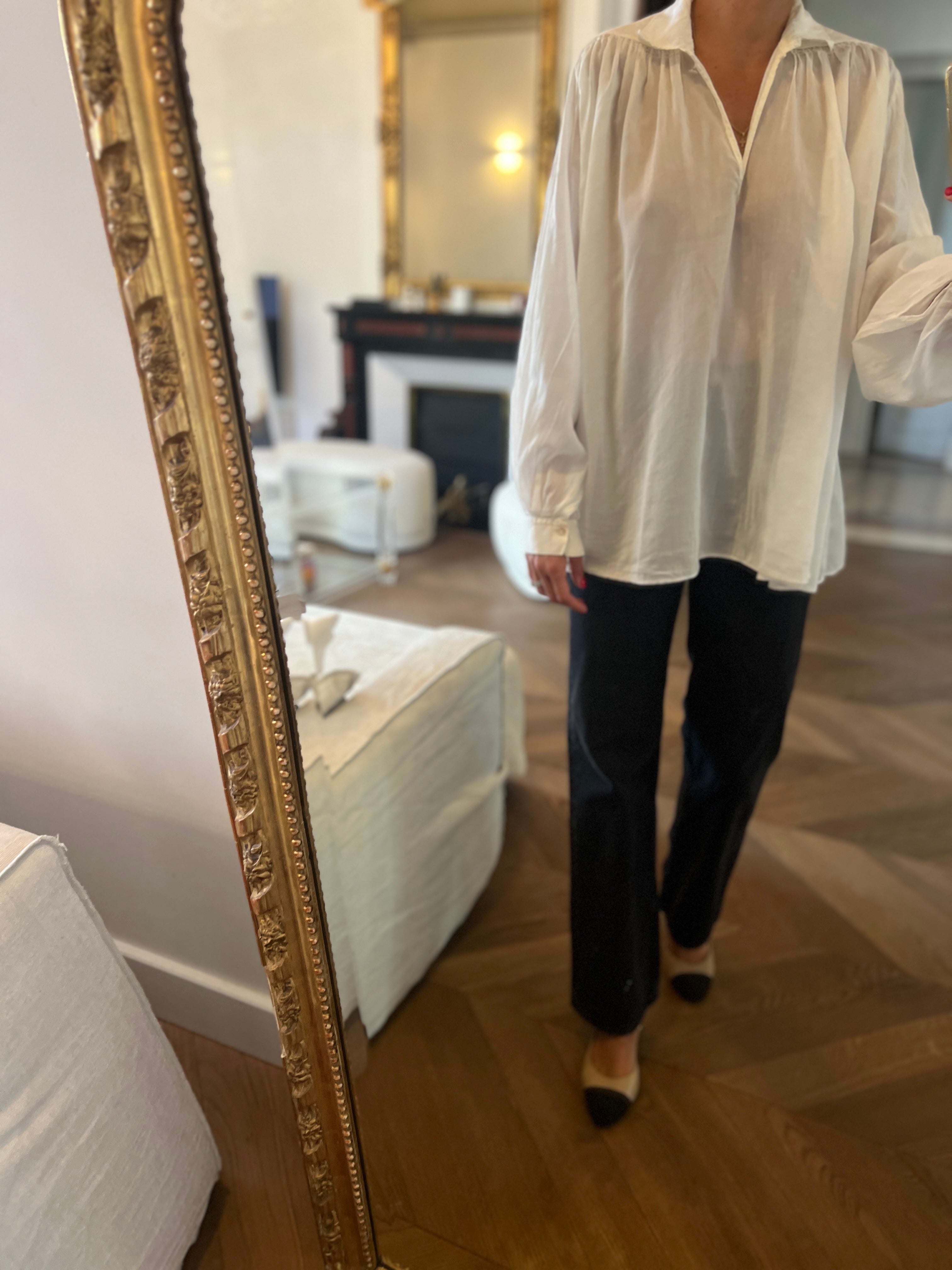 Forte Forte - Blouse blanc col V