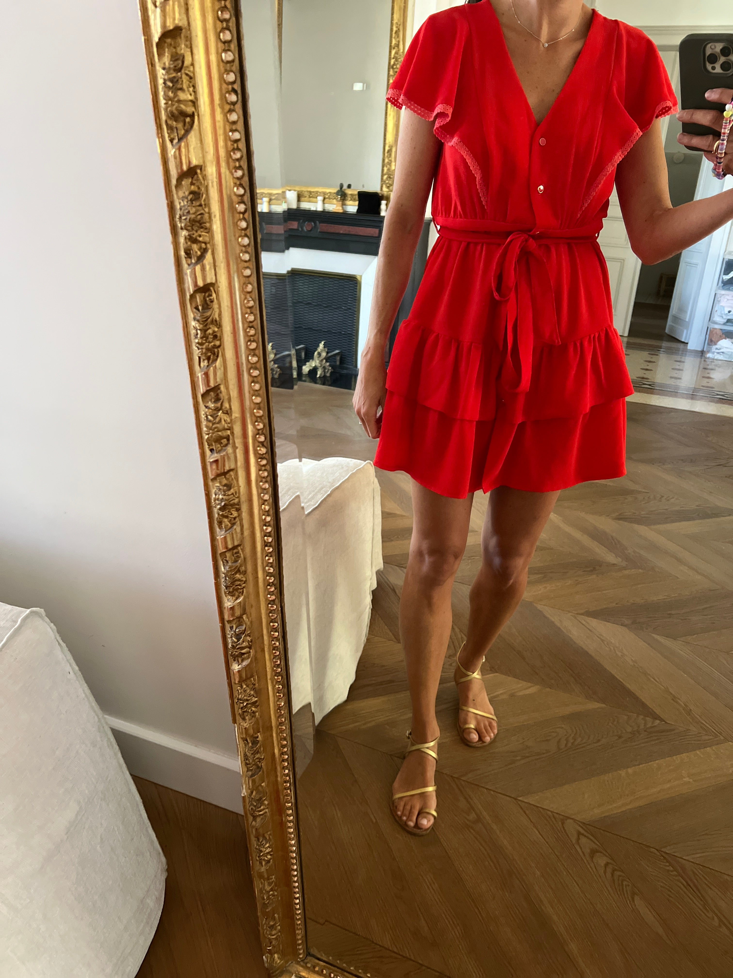 Robe rouge Sweed