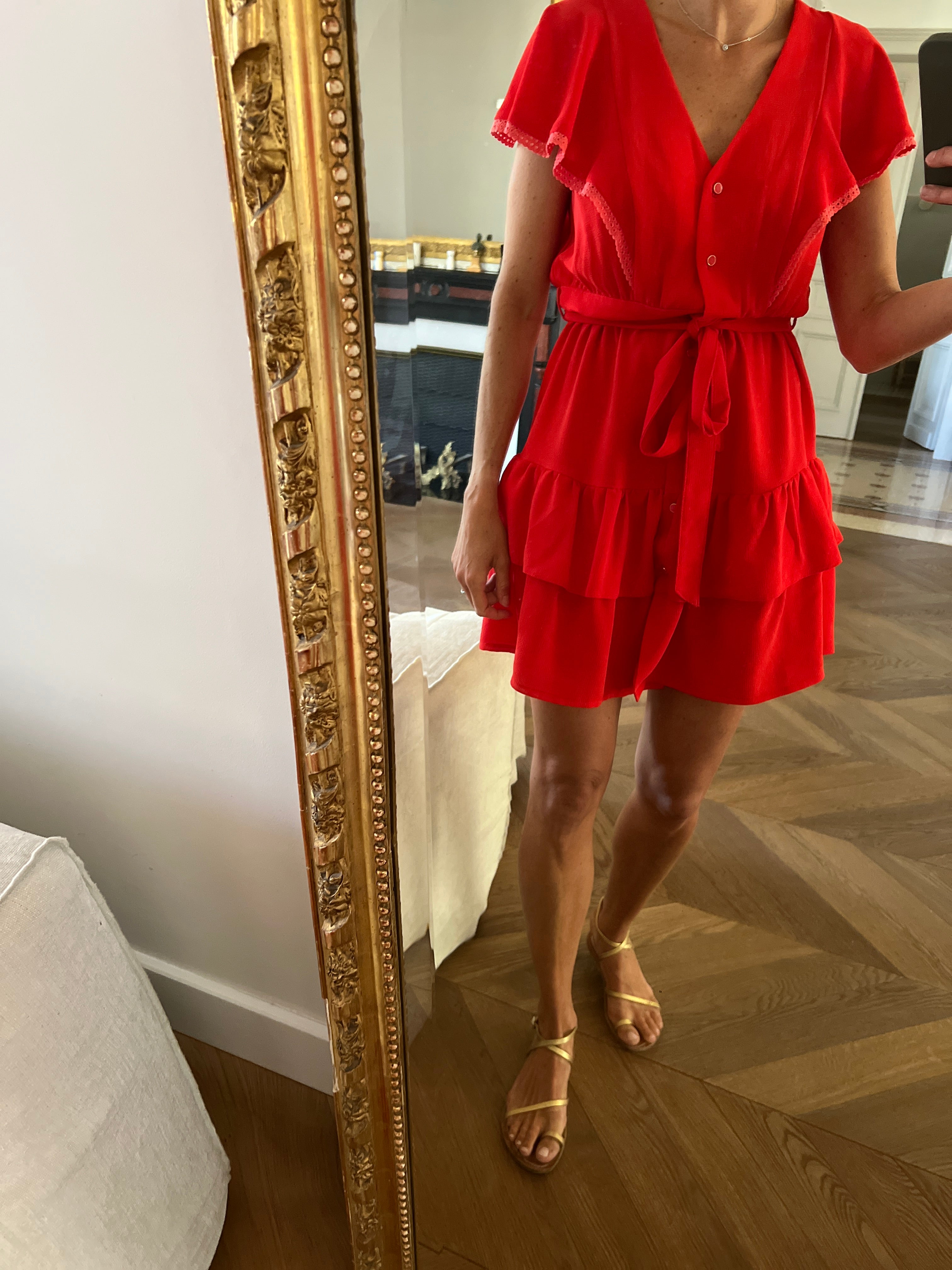 Robe rouge Sweed