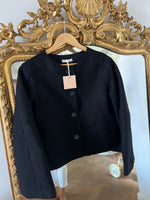 Charger l&#39;image dans la galerie, Janne Mill - Manteau noir Hadrien Neuf
