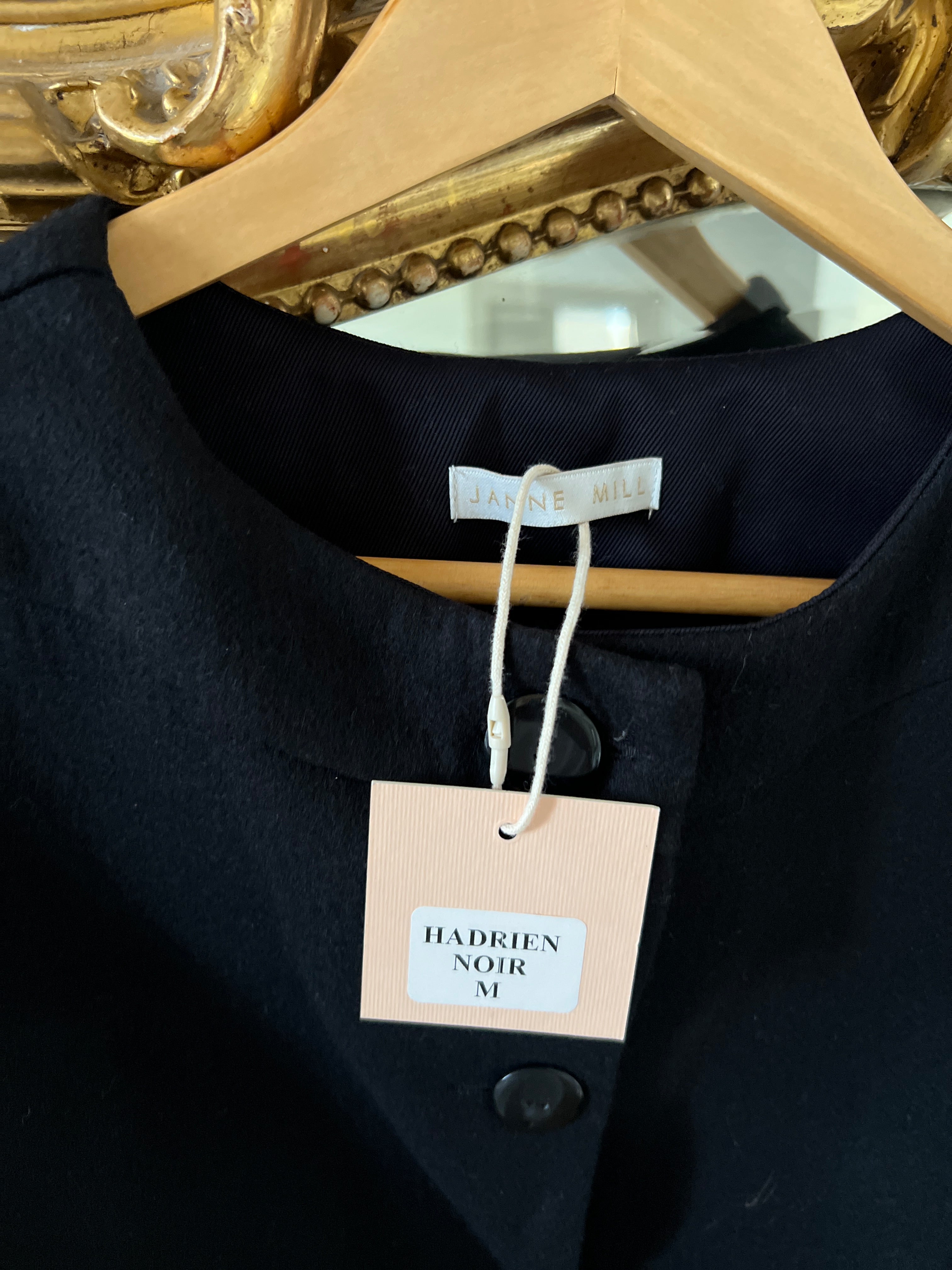 Janne Mill - Manteau noir Hadrien Neuf