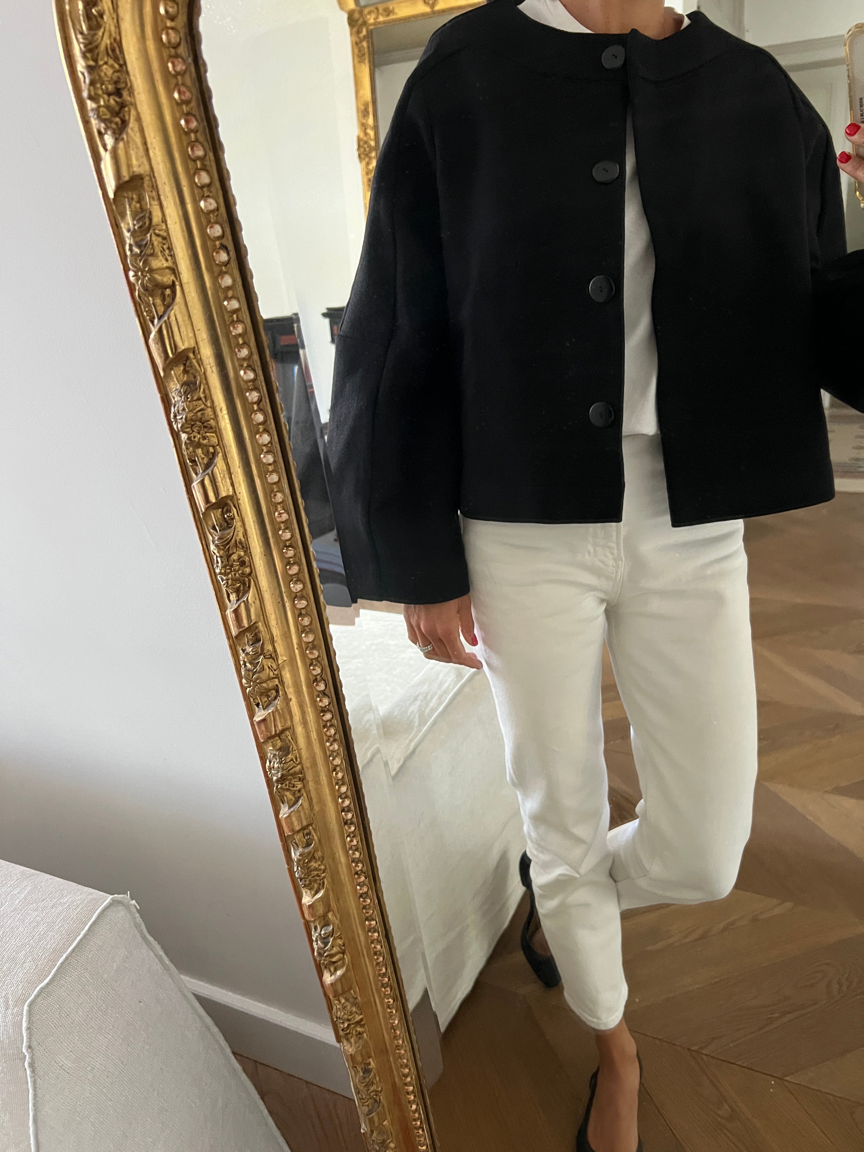 Janne Mill - Manteau noir Hadrien Neuf