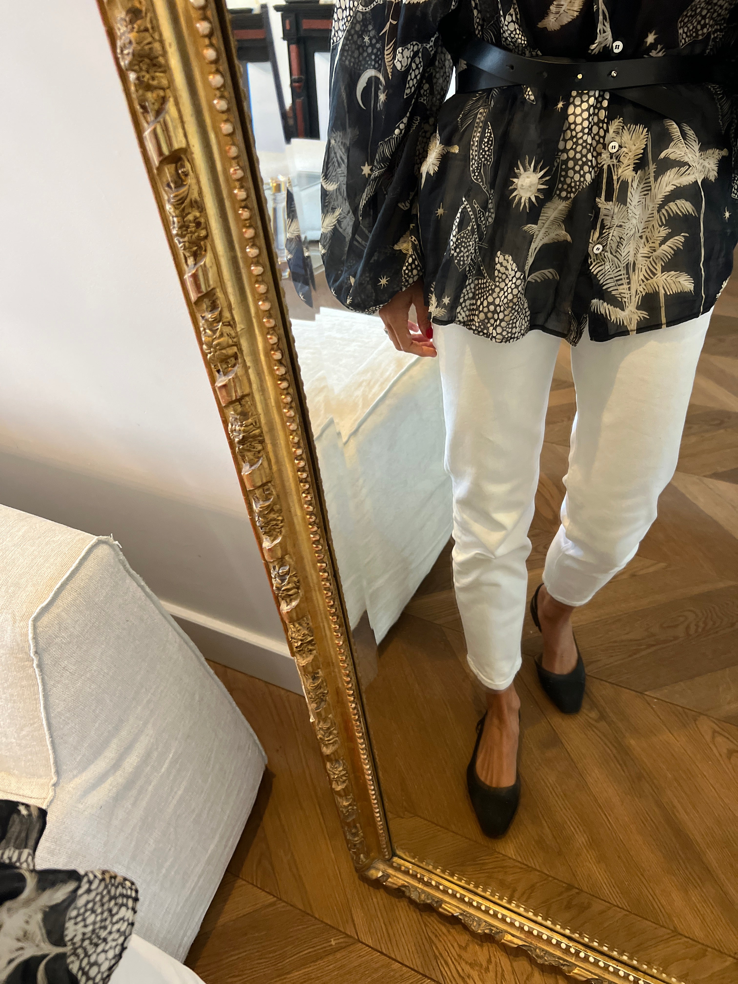 Ba&sh - Ceinture en cuir noir