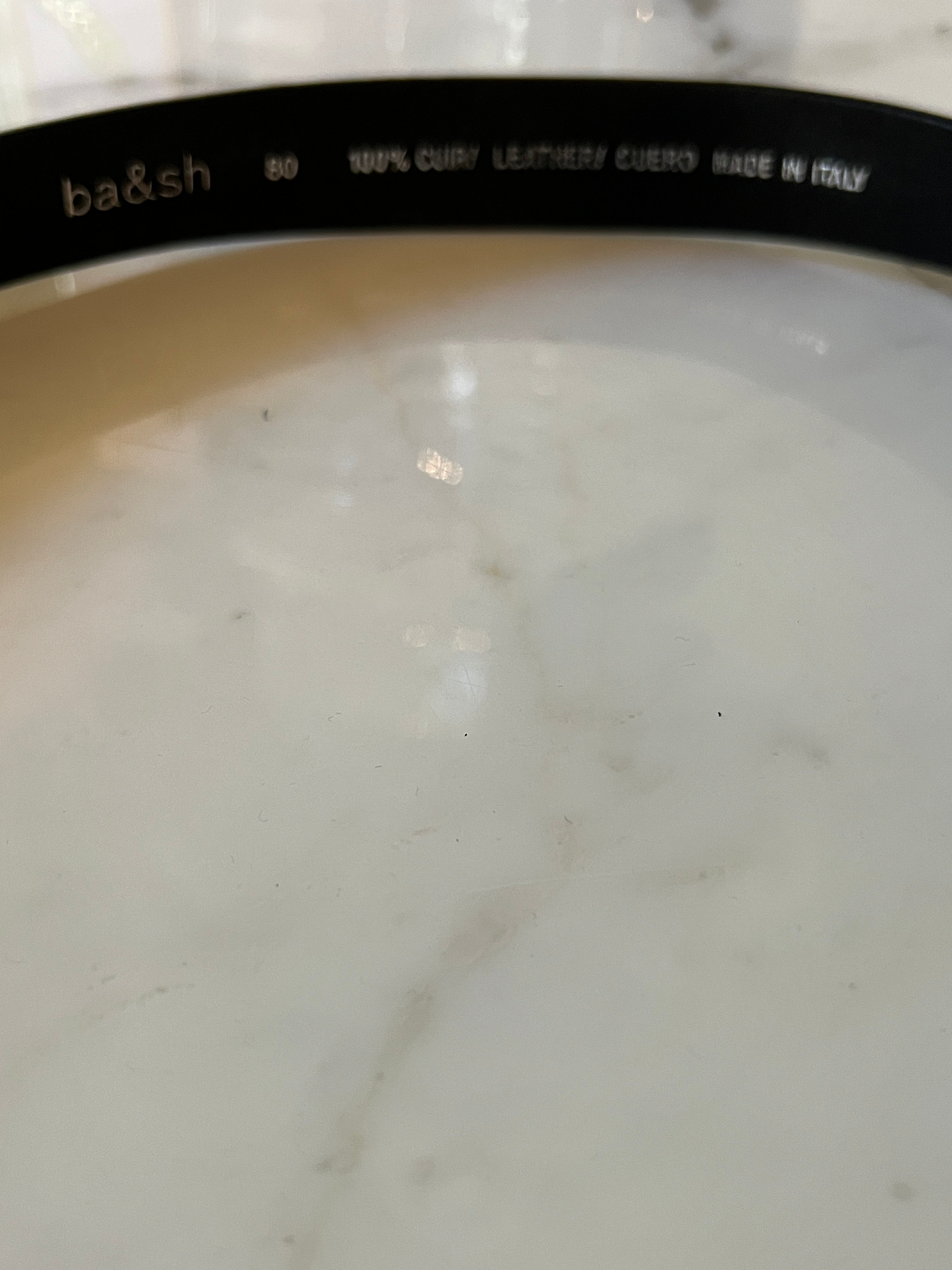 Ba&sh - Ceinture en cuir noir