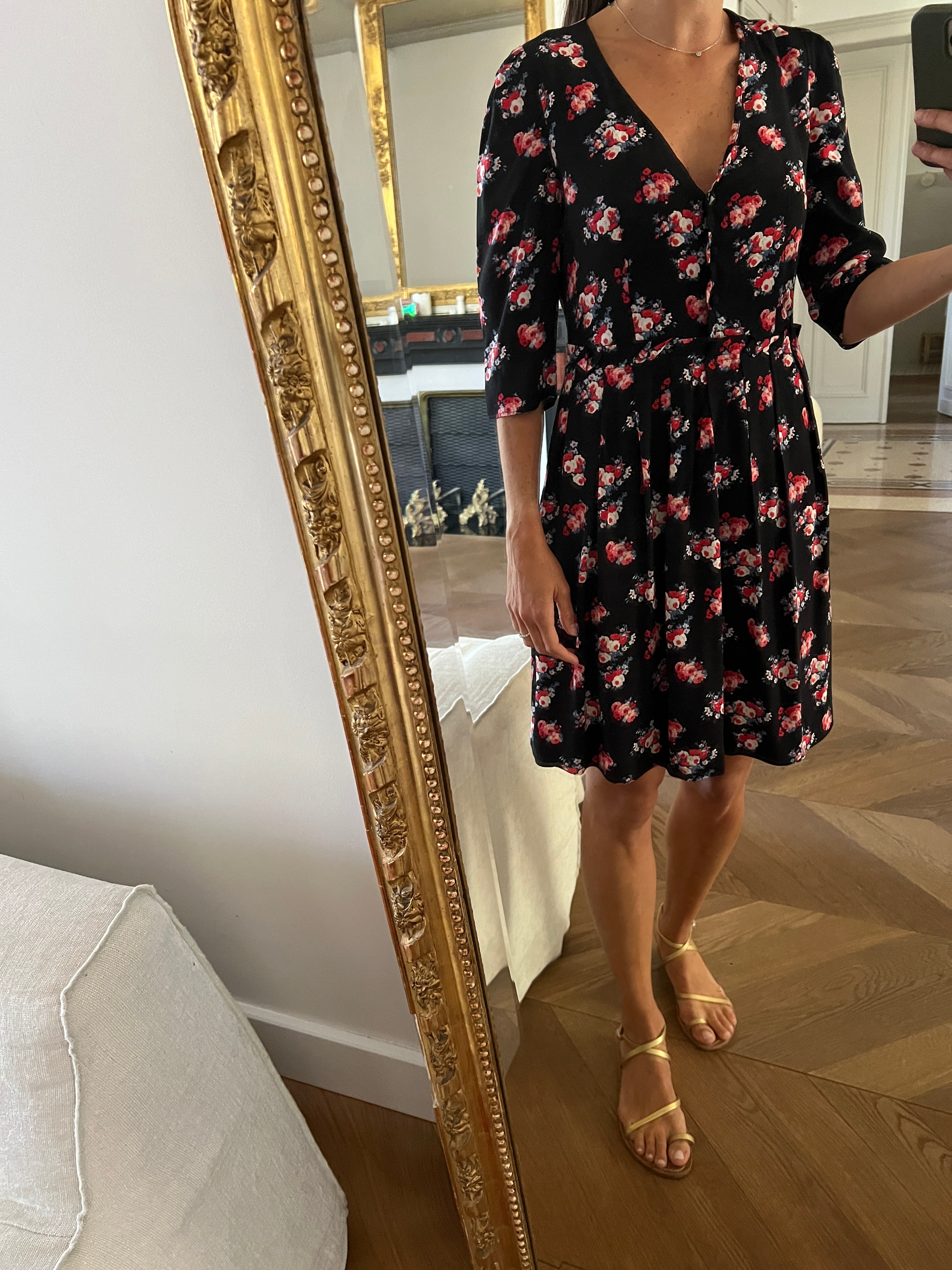 Robe Claudie Pierlot Reine à fleurs