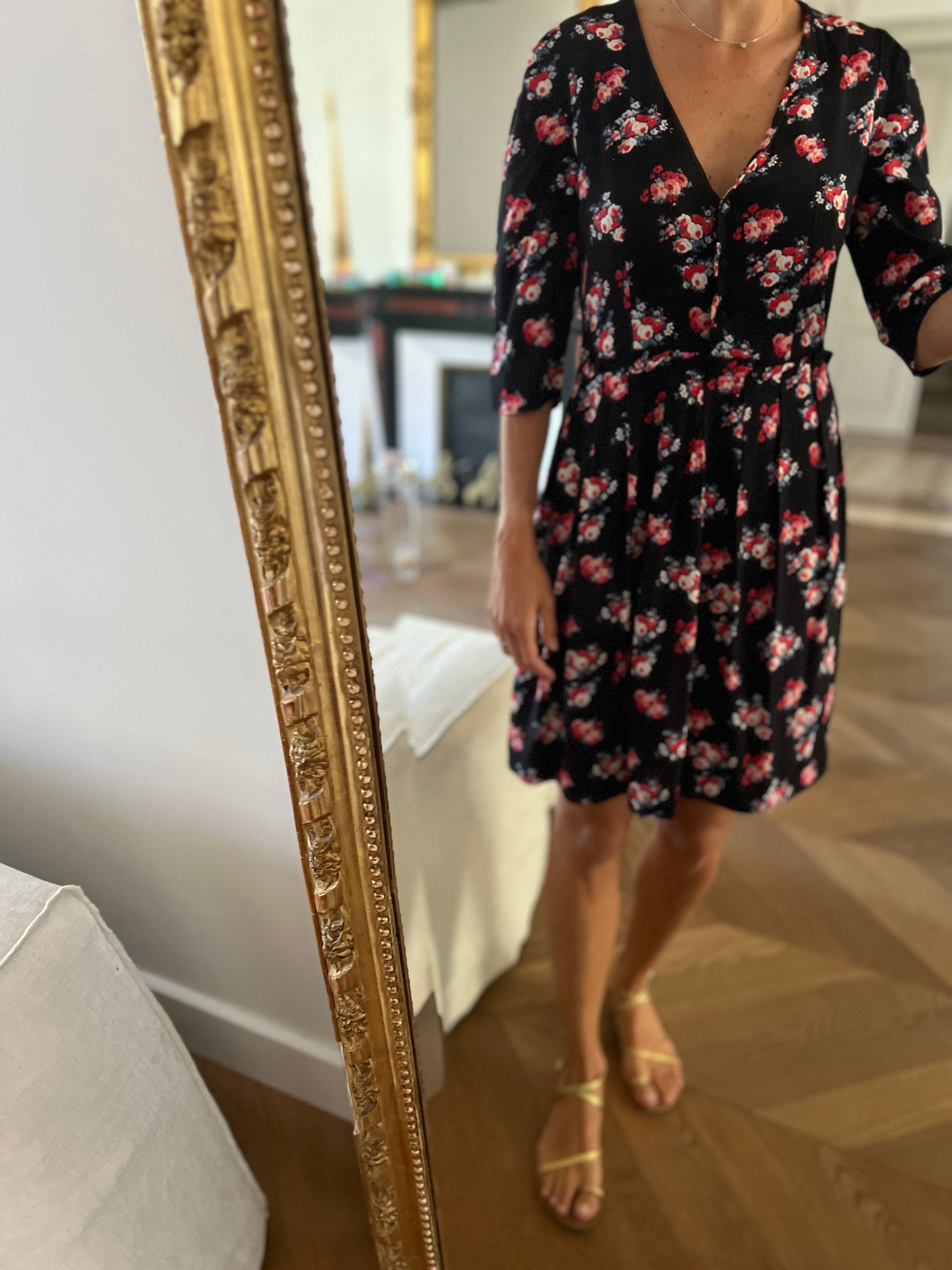 Robe Claudie Pierlot Reine à fleurs