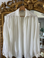 Charger l&#39;image dans la galerie, Forte Forte - Blouse blanc col V
