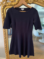 Charger l&#39;image dans la galerie, Robe Claudie Pierlot bleu marine manches 3/4
