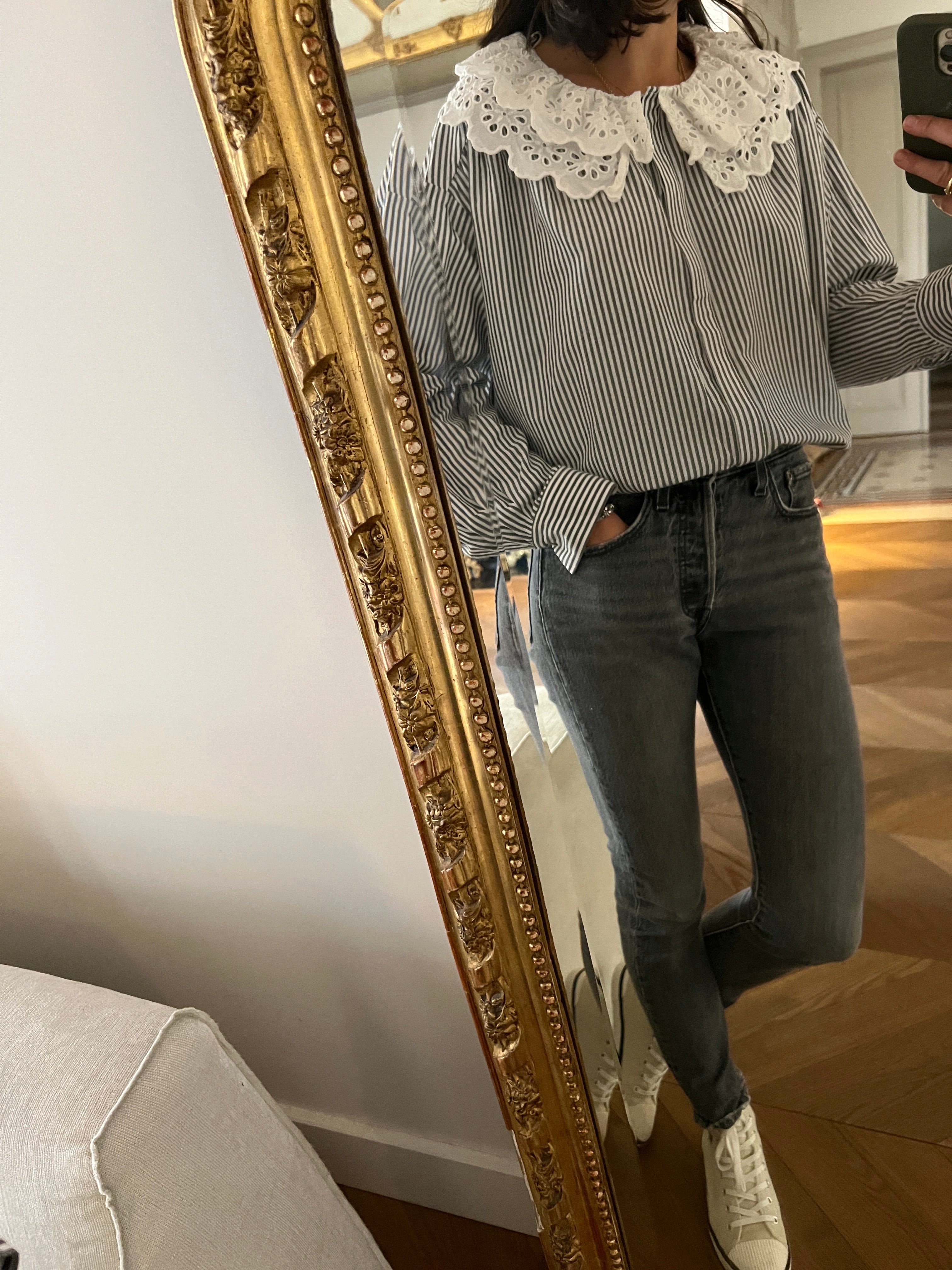 Blouse Zara col brodée