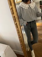 Charger l&#39;image dans la galerie, Blouse Zara col brodée
