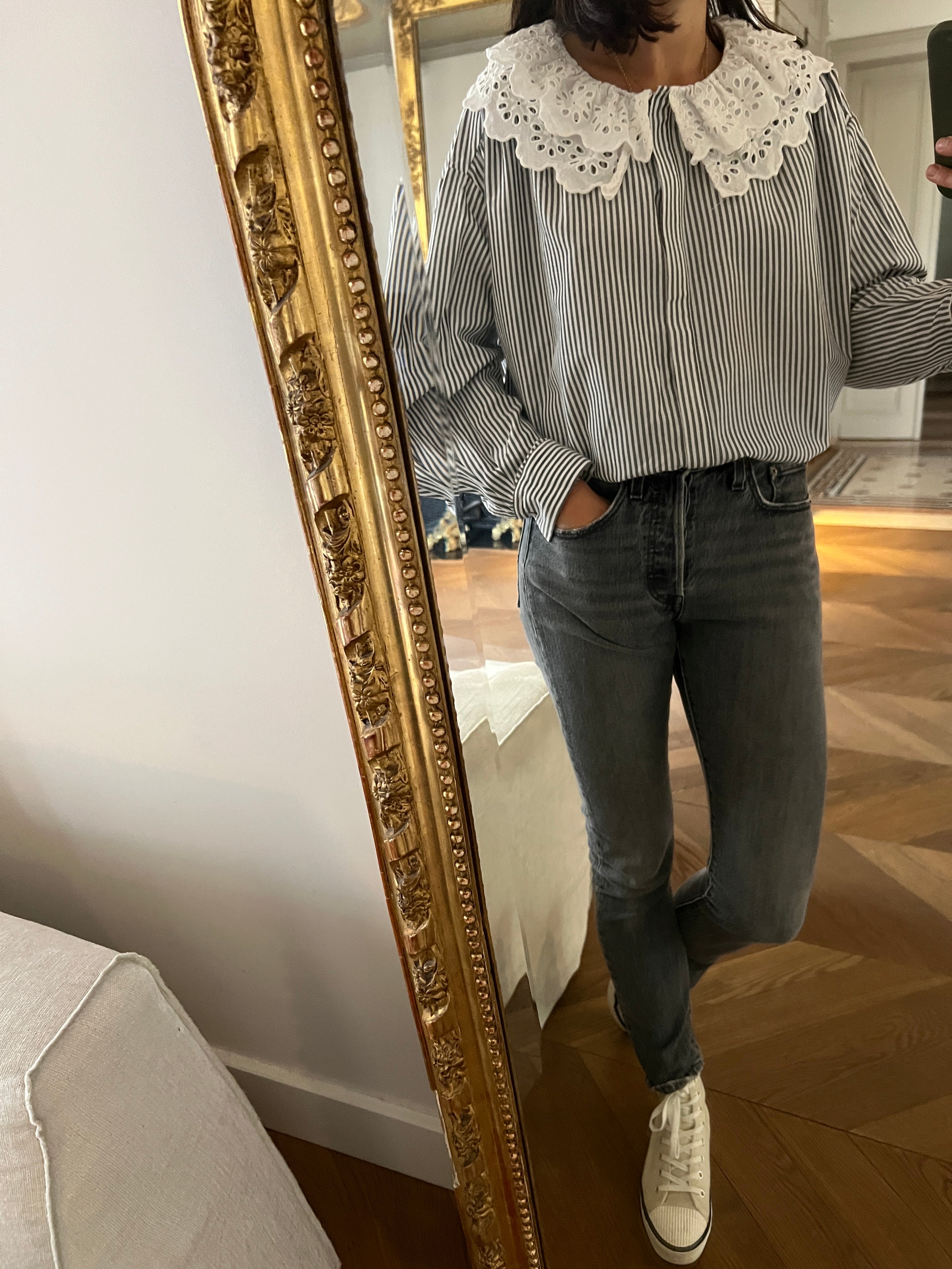 Blouse Zara col brodée