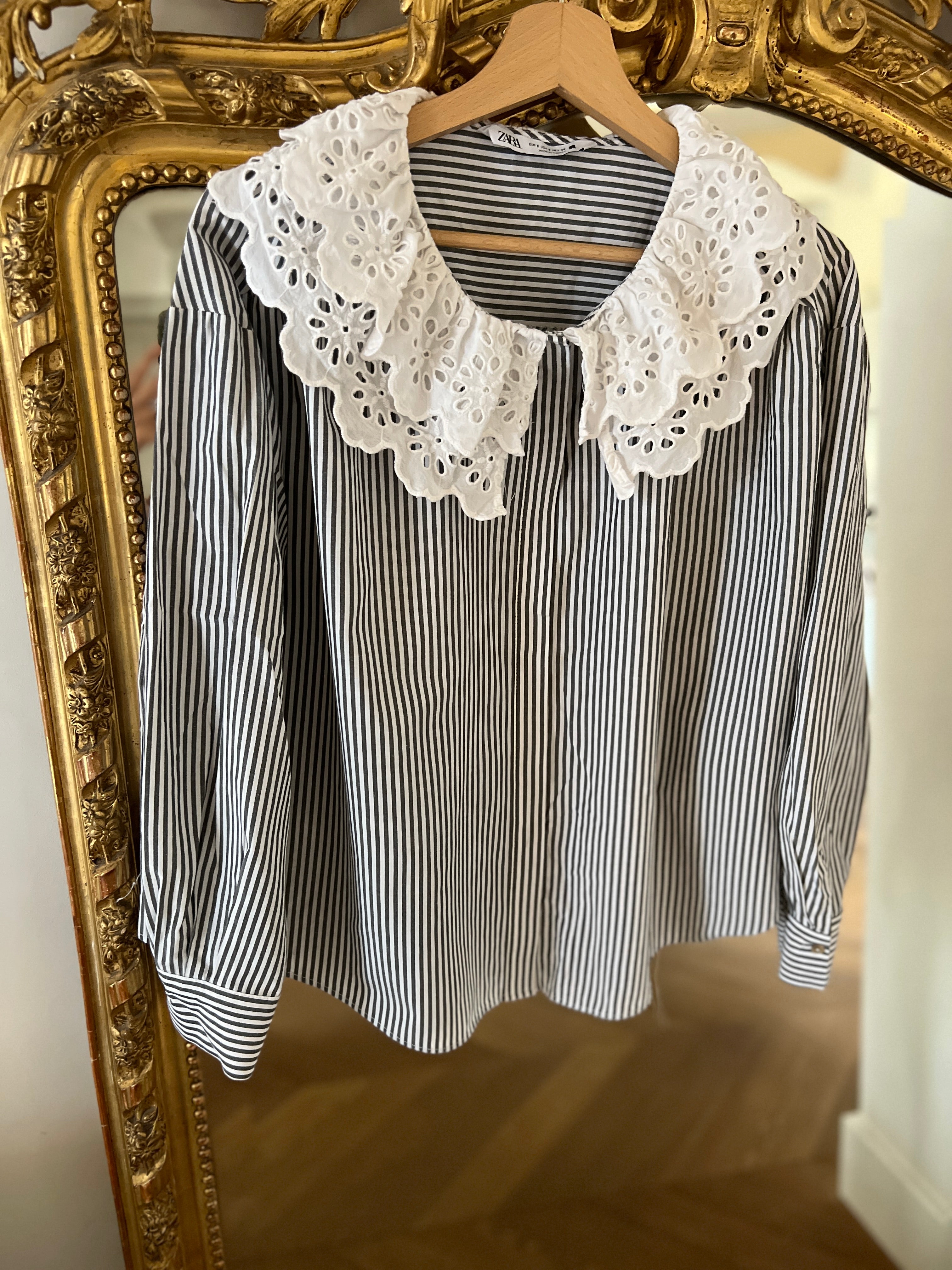 Blouse Zara col brodée