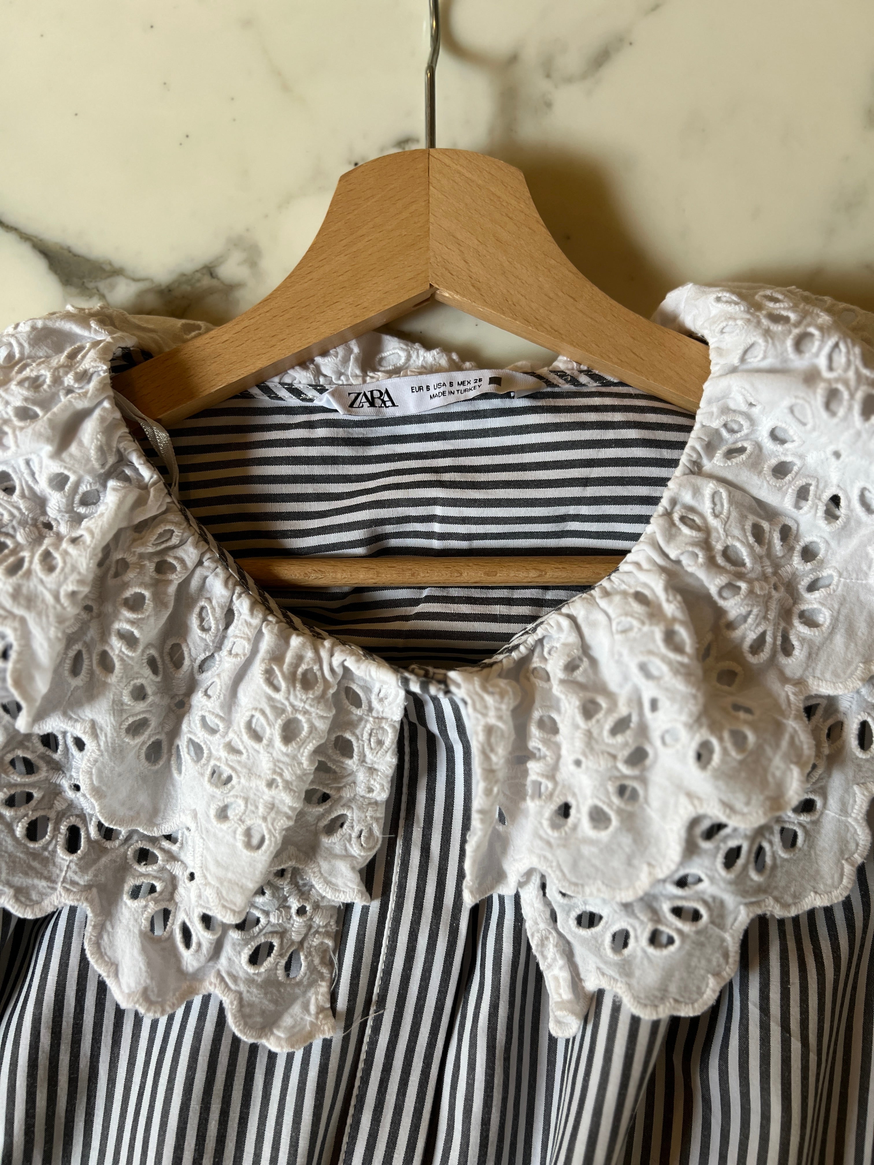 Blouse Zara col brodée