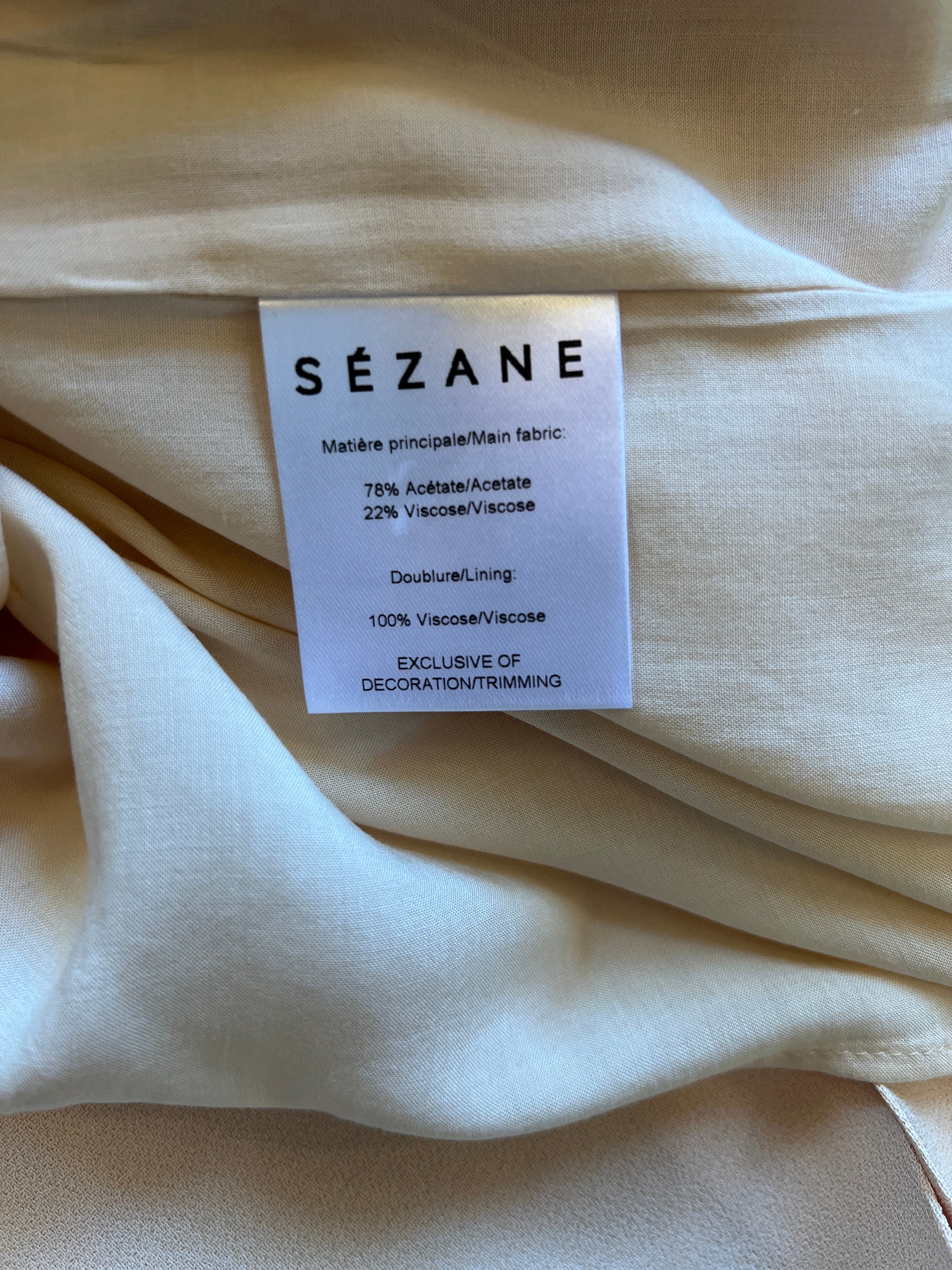 Robe Sezane rose pale