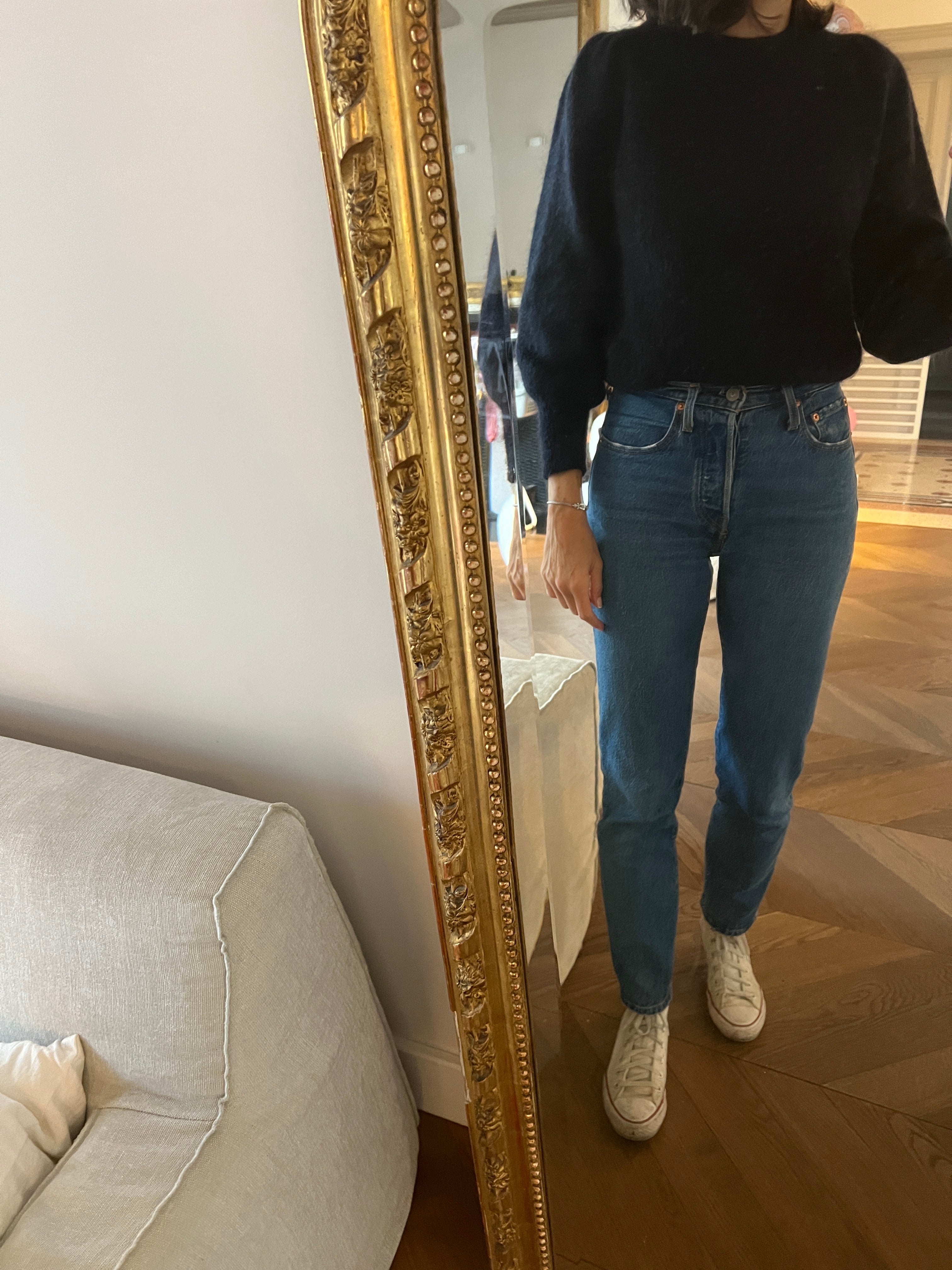 Pull Sezane bleu marine