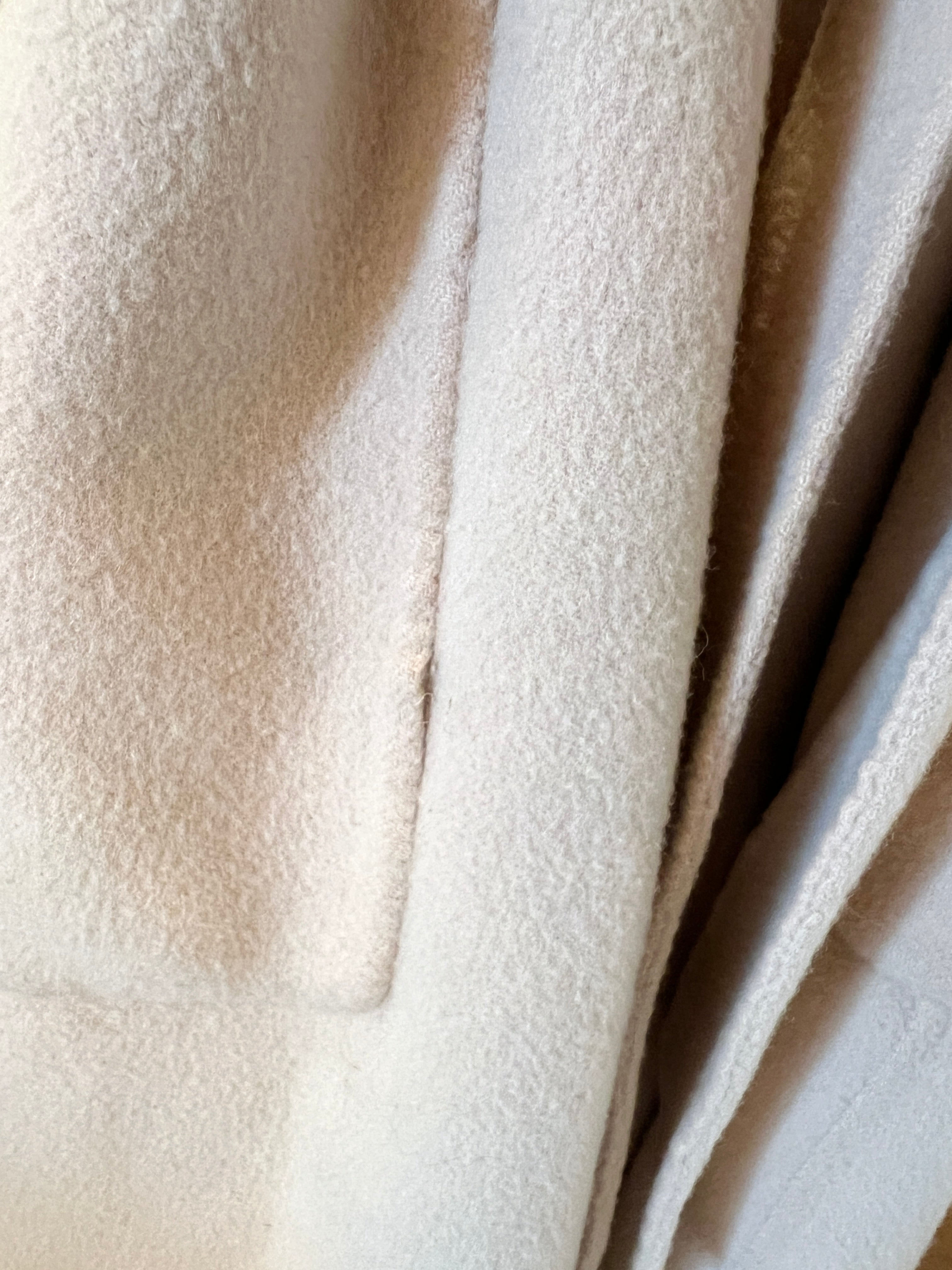 Ba&sh - Manteau long beige ceinturé