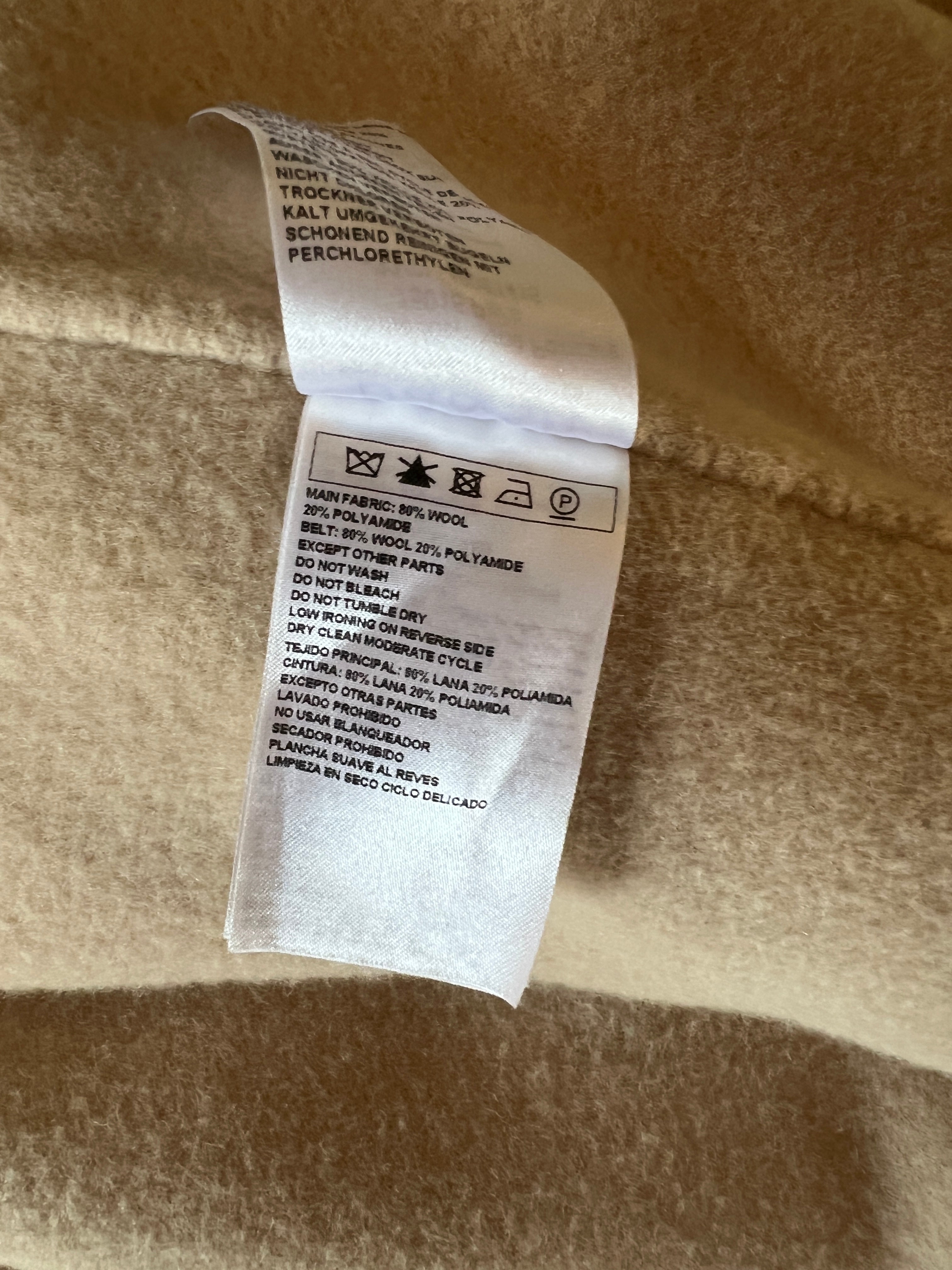 Ba&sh - Manteau long beige ceinturé