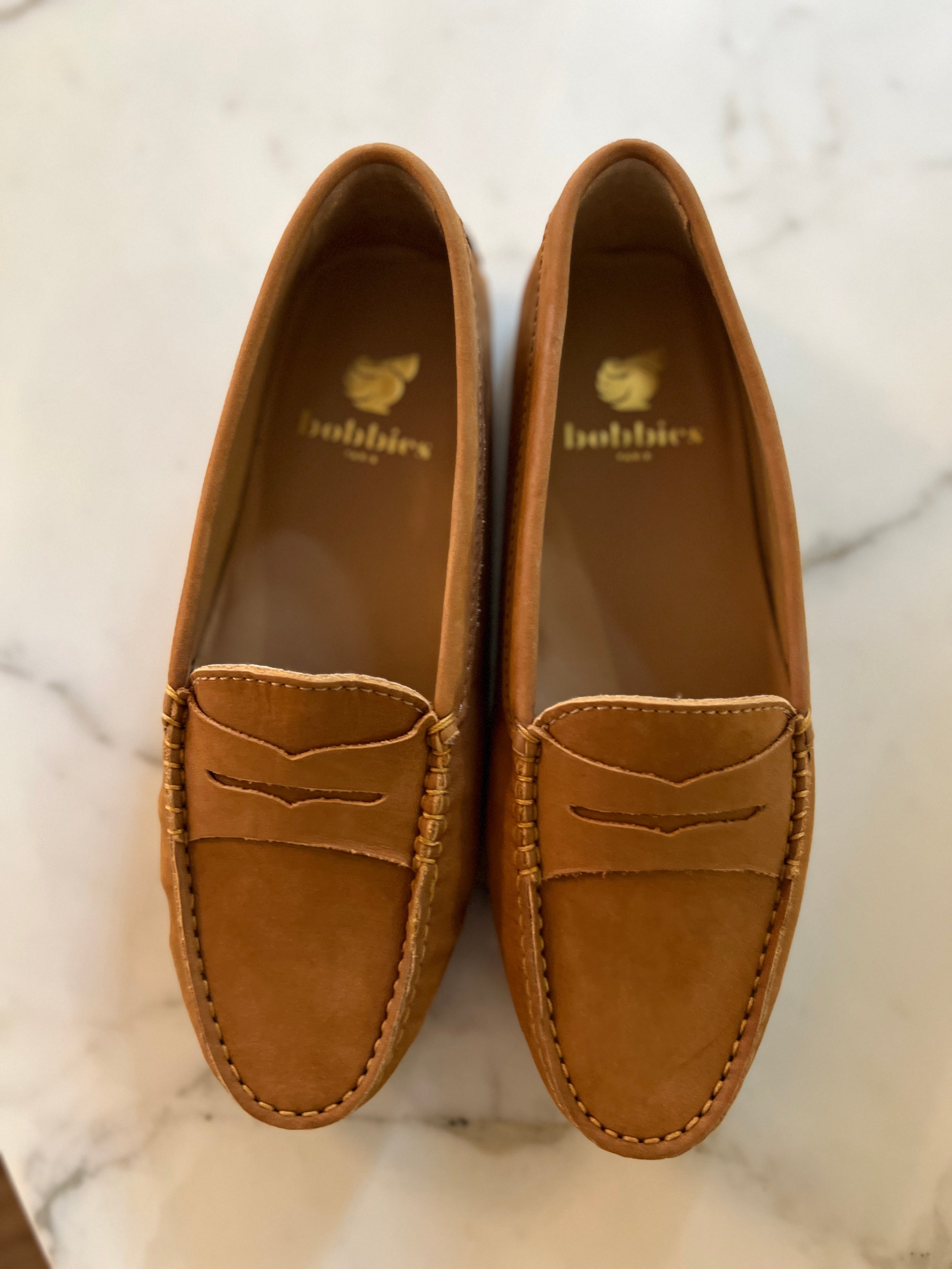 Mocassins Bobbies camel