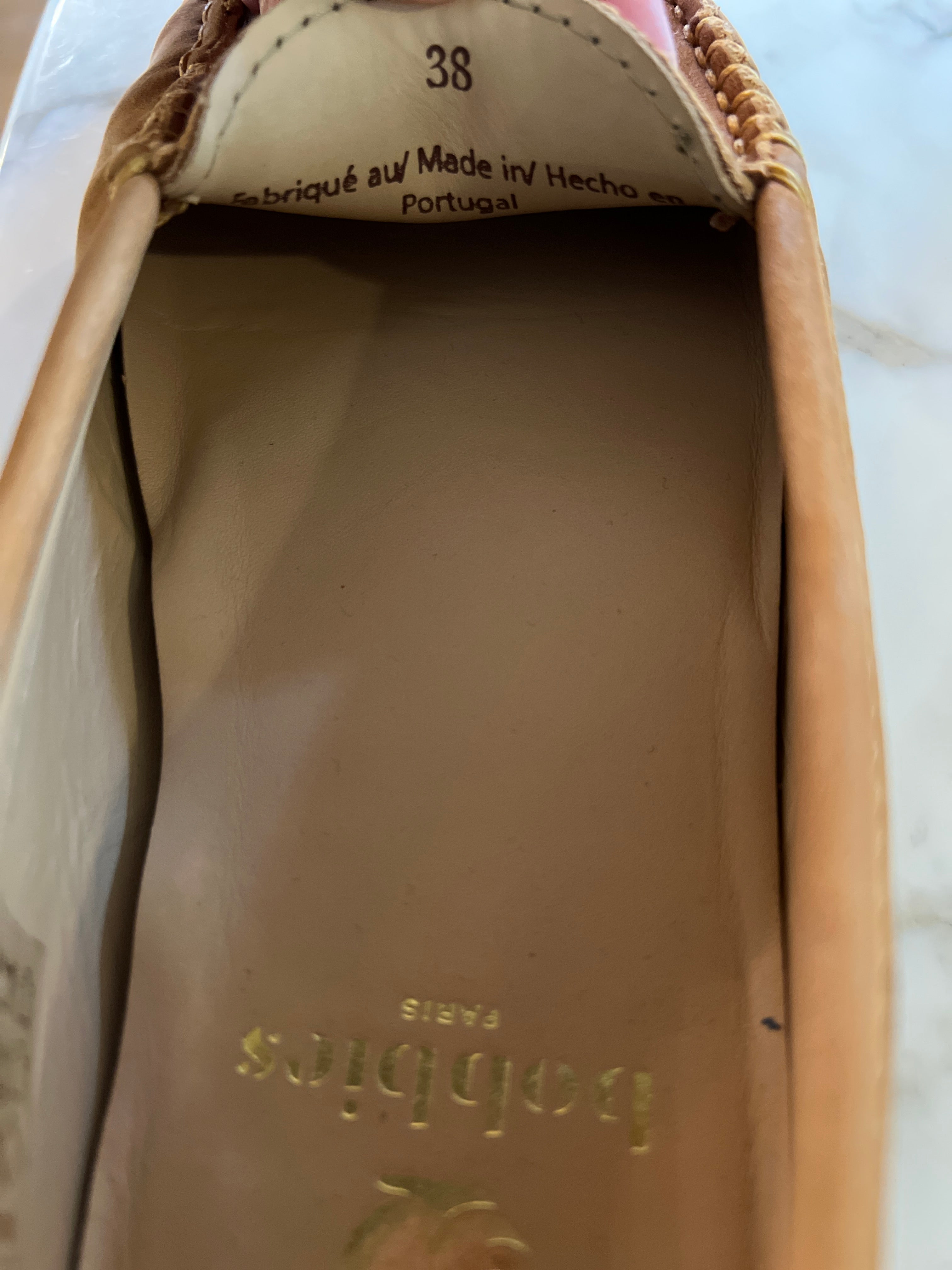 Mocassins Bobbies camel