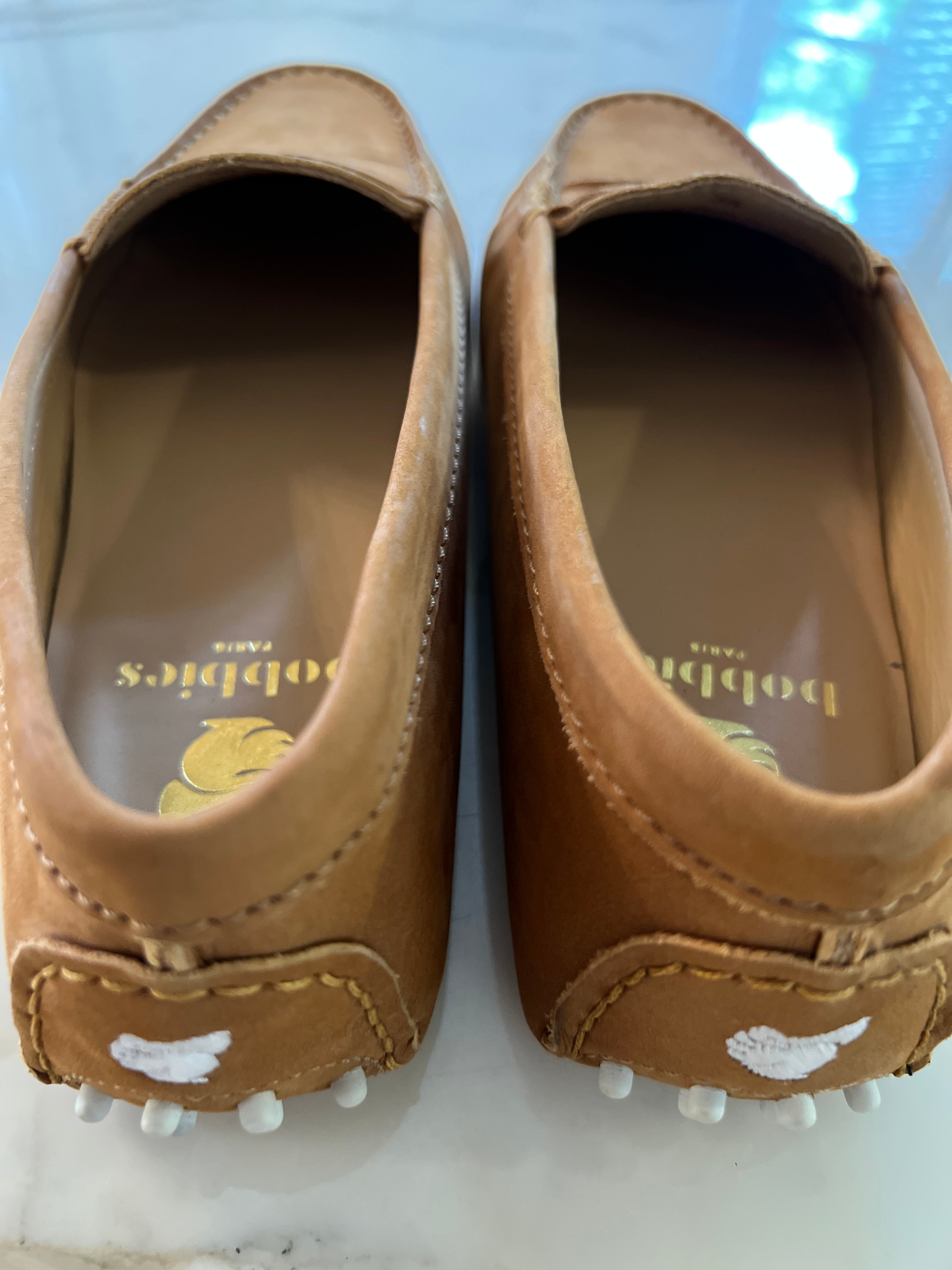 Mocassins Bobbies camel