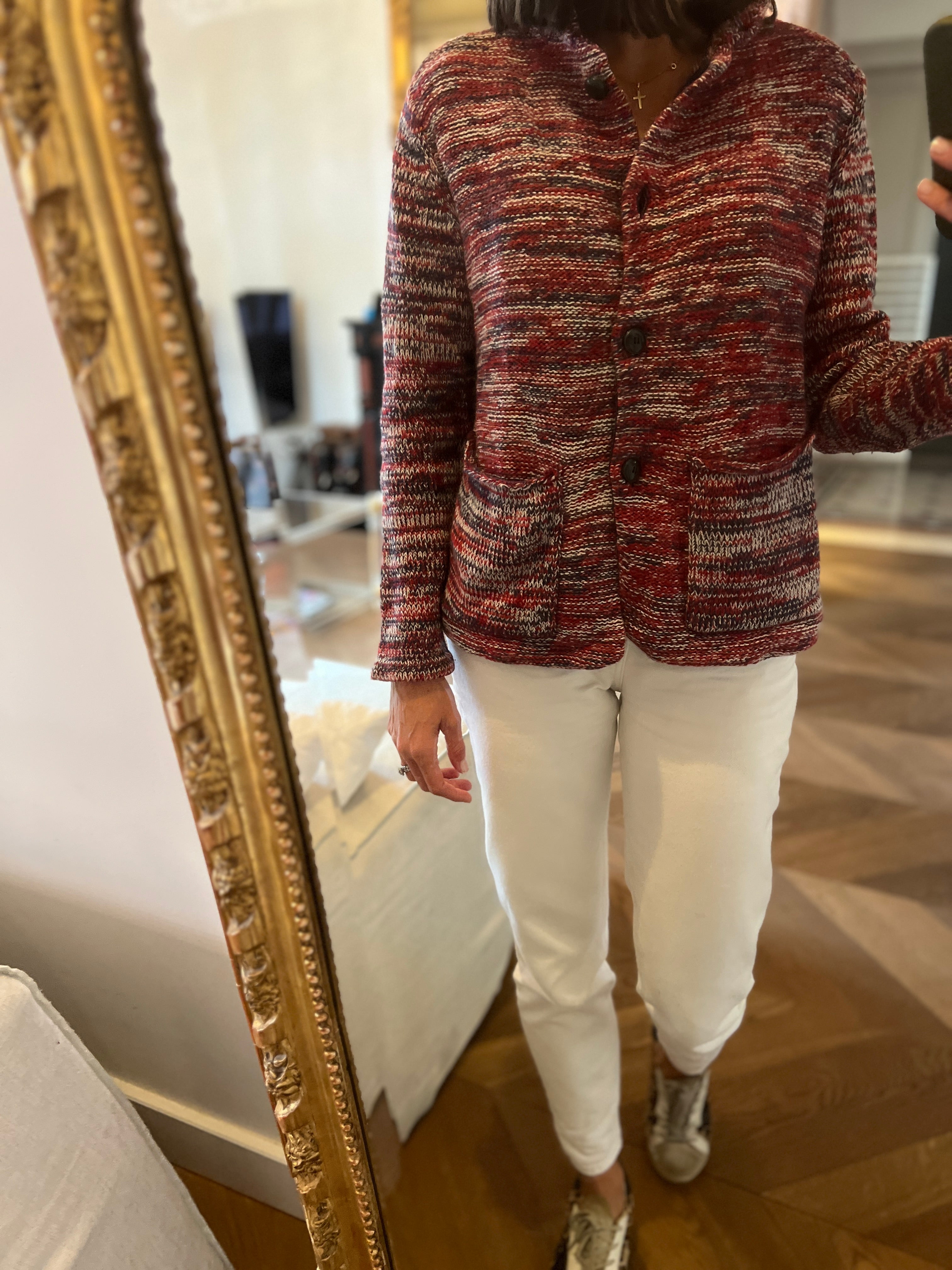 Gilet Ba&sh Ciano bordeaux