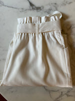 Charger l&#39;image dans la galerie, Pantalon Zara blanc taille froncée
