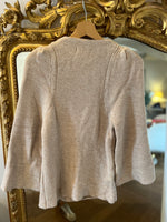 Charger l&#39;image dans la galerie, Cardigan Pull Ba&amp;sh beige en laine
