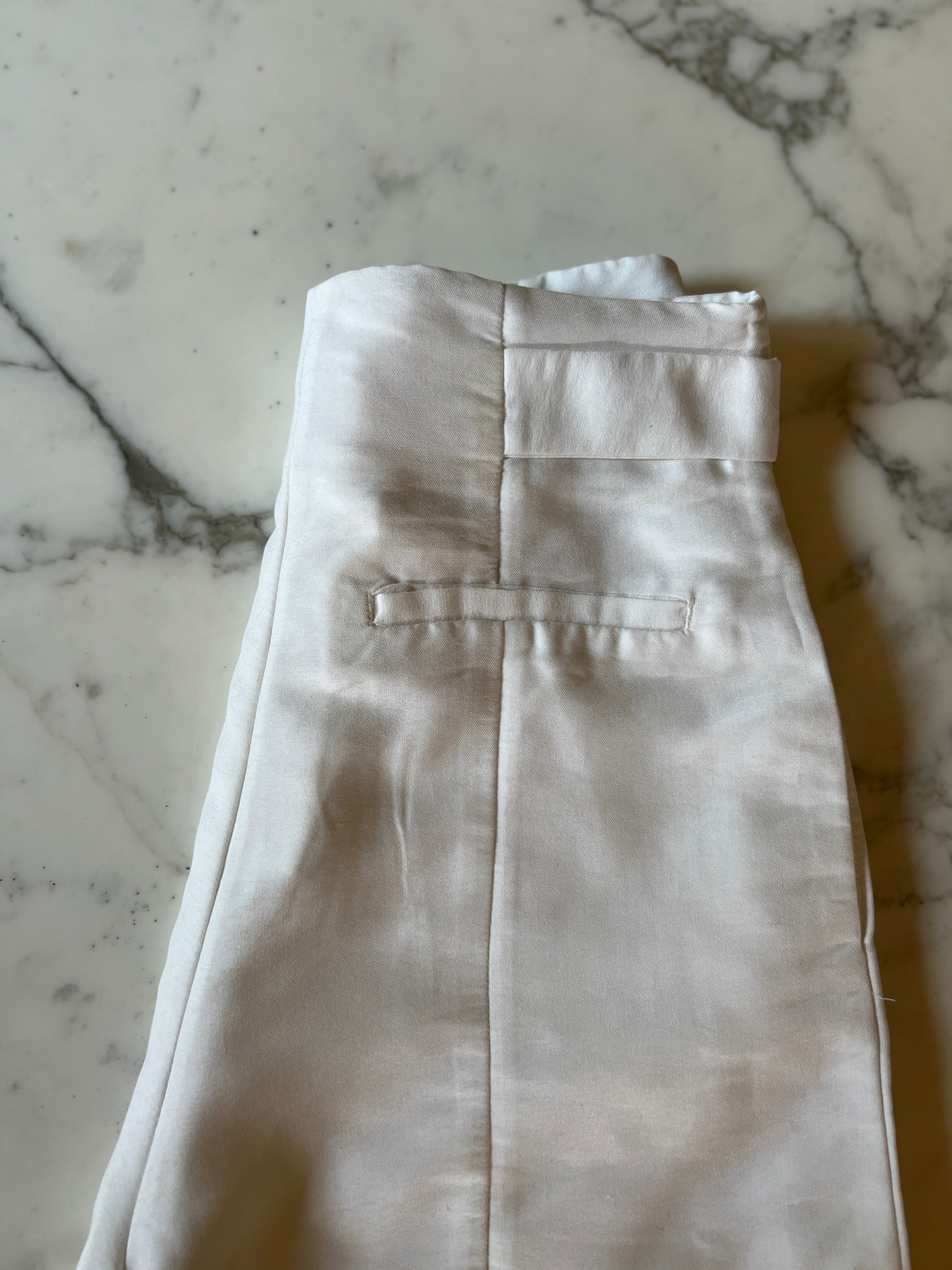 Short H&M blanc taille haute