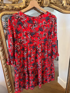 Robe Ba&sh Eve rouge à fleurs