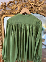 Charger l&#39;image dans la galerie, Blouse Forte Forte verte
