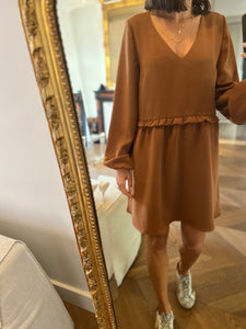 Robe Sezane marron