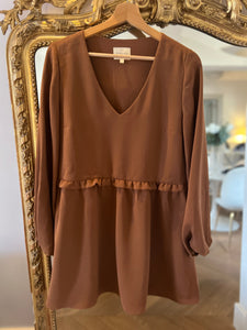 Robe Sezane marron