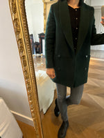 Charger l&#39;image dans la galerie, Manteau Sézane en laine Vert
