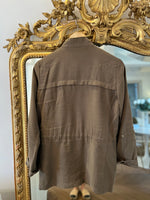 Charger l&#39;image dans la galerie, Veste Kaki Zara boutons dorés
