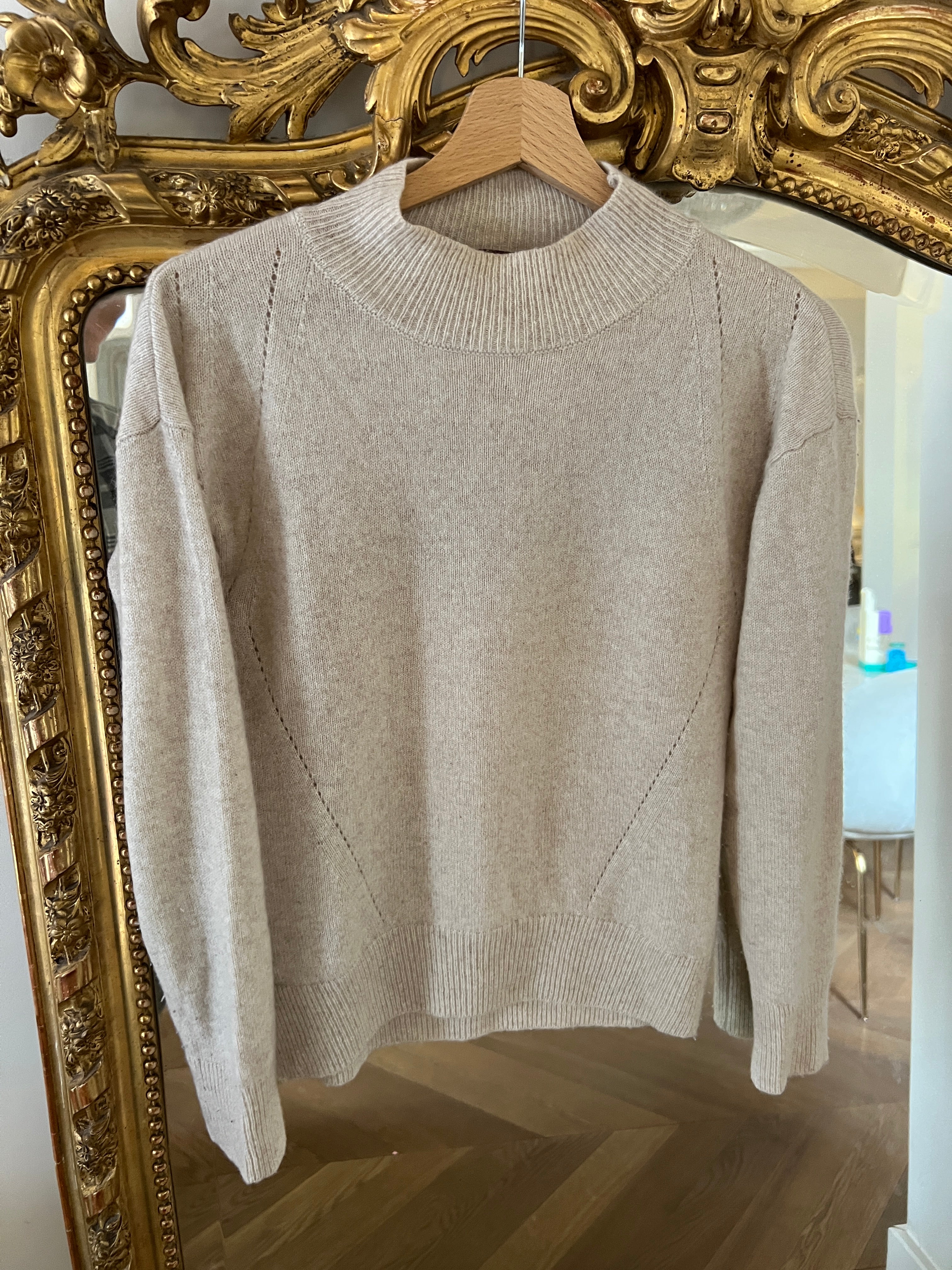 Pull Comptoir des Cotonniers en cachemire beige clair