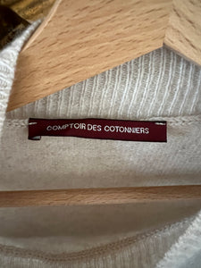 Pull Comptoir des Cotonniers en cachemire beige clair