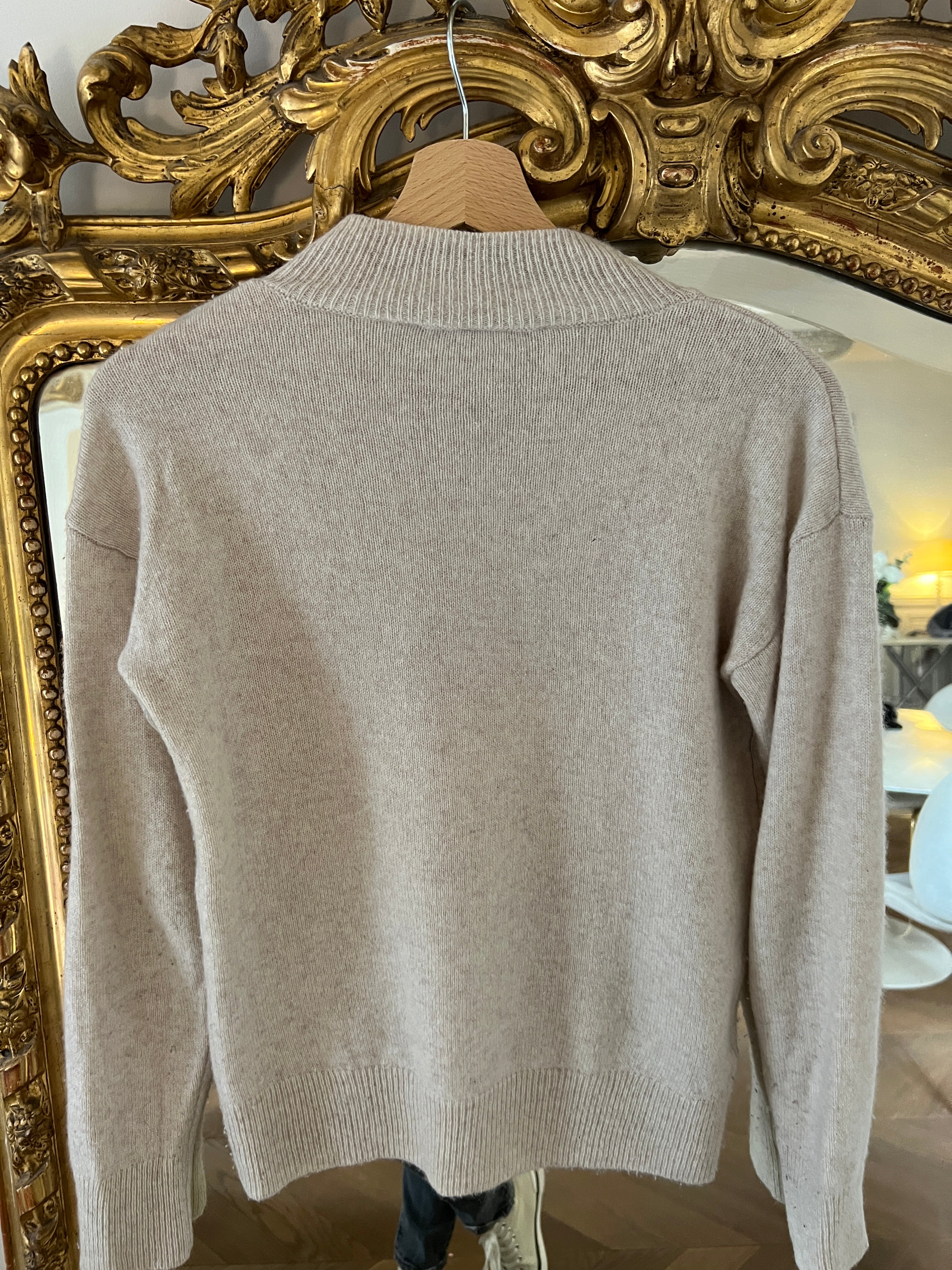 Pull Comptoir des Cotonniers en cachemire beige clair