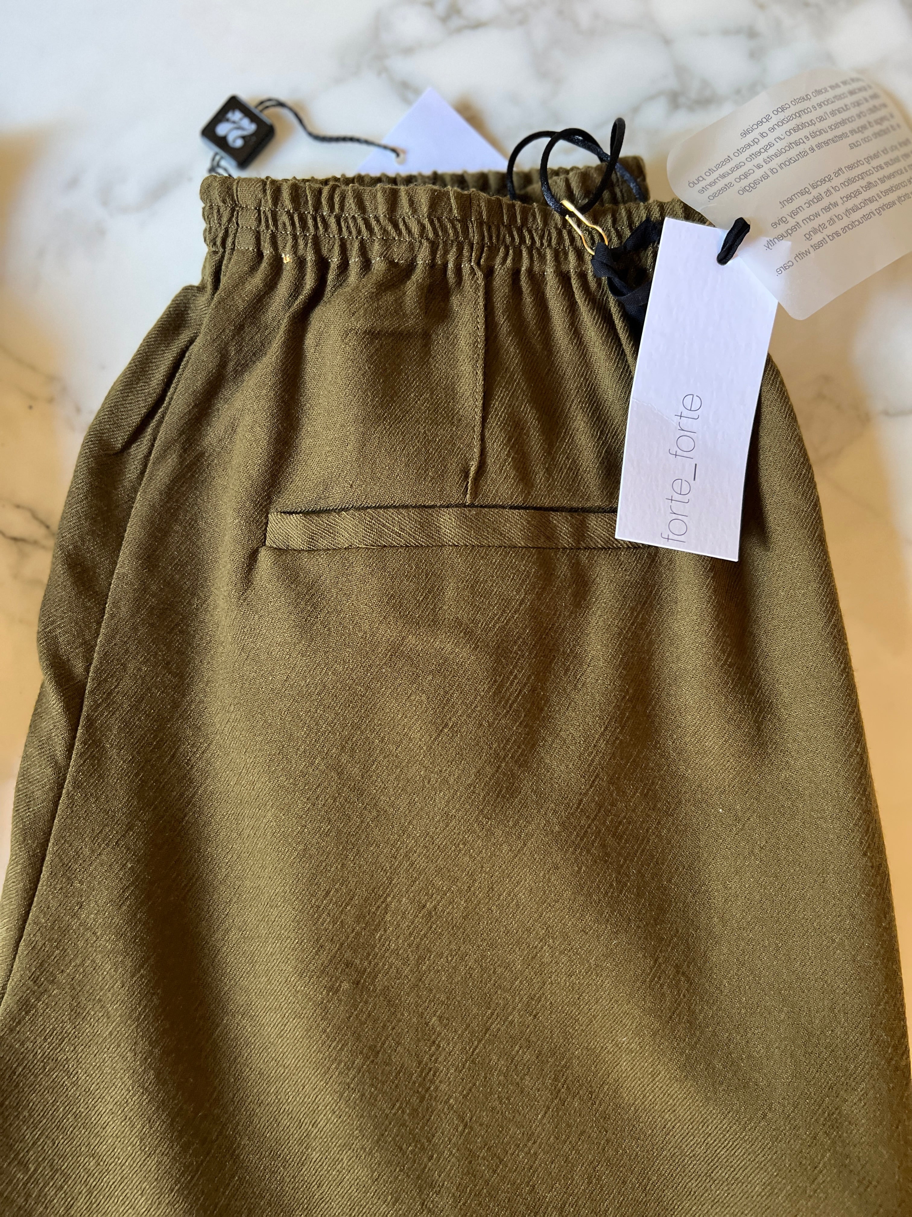 Pantalon Forte Forte kaki Neuf