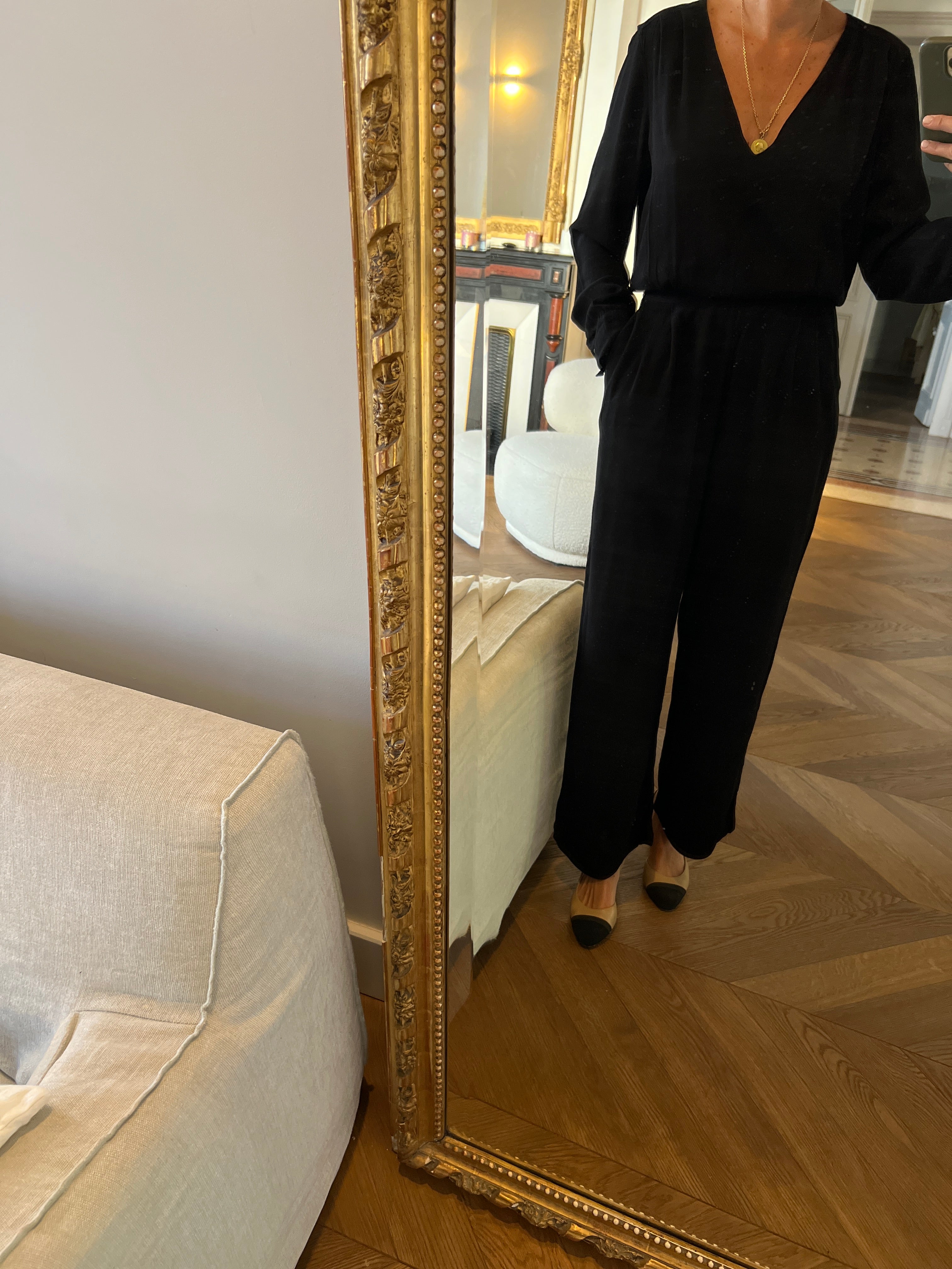 Combinaison pantalon Sézane noire