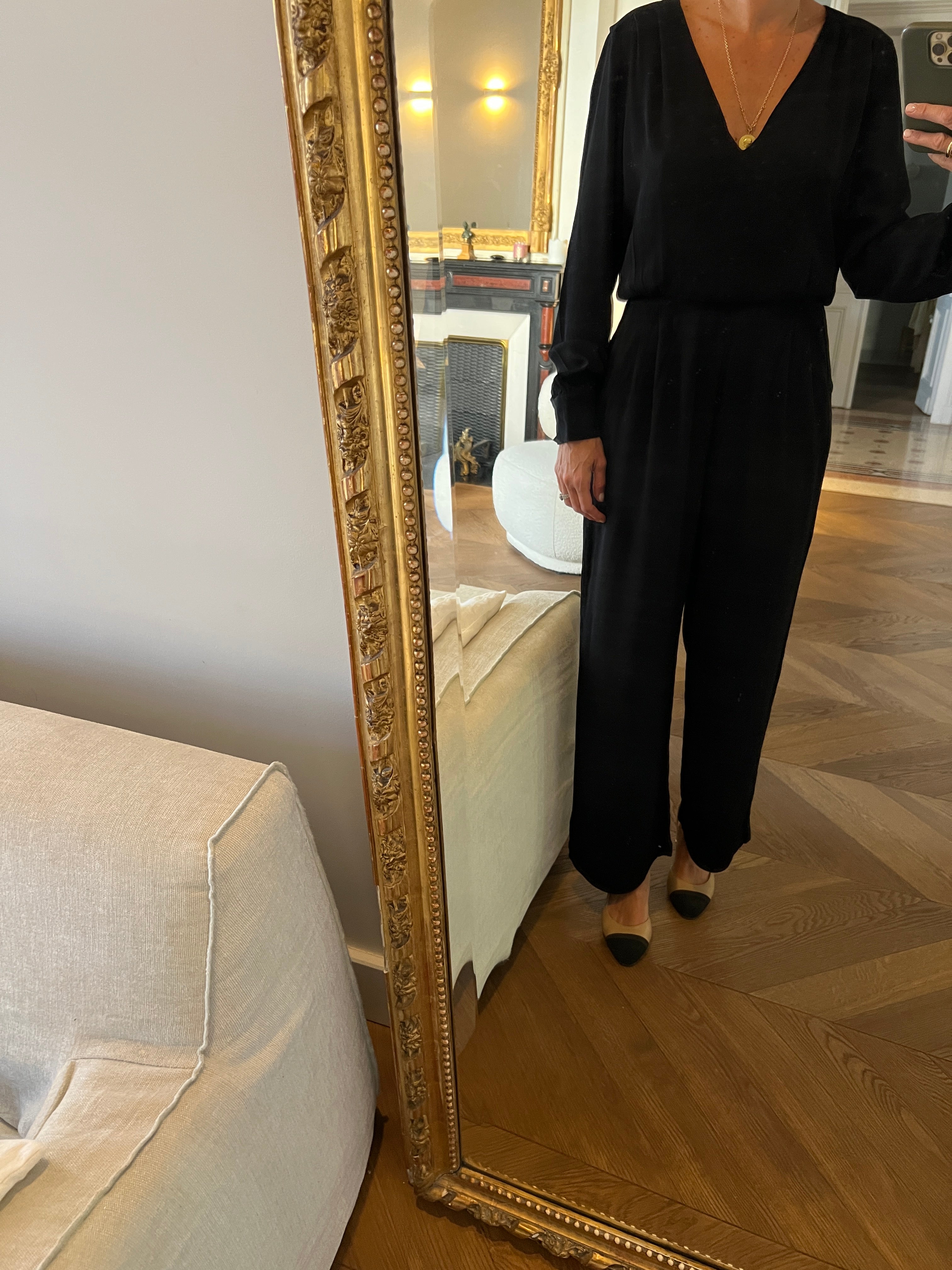 Combinaison pantalon Sézane noire