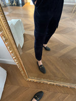 Charger l&#39;image dans la galerie, Combinaison pantalon Sandro en velours côtelé bleu marine
