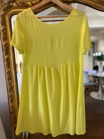 Charger l&#39;image dans la galerie, Robe Ba&amp;sh lacets jaune fluo
