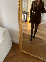 Charger l&#39;image dans la galerie, Combishort Sandro en velours côtelé marron
