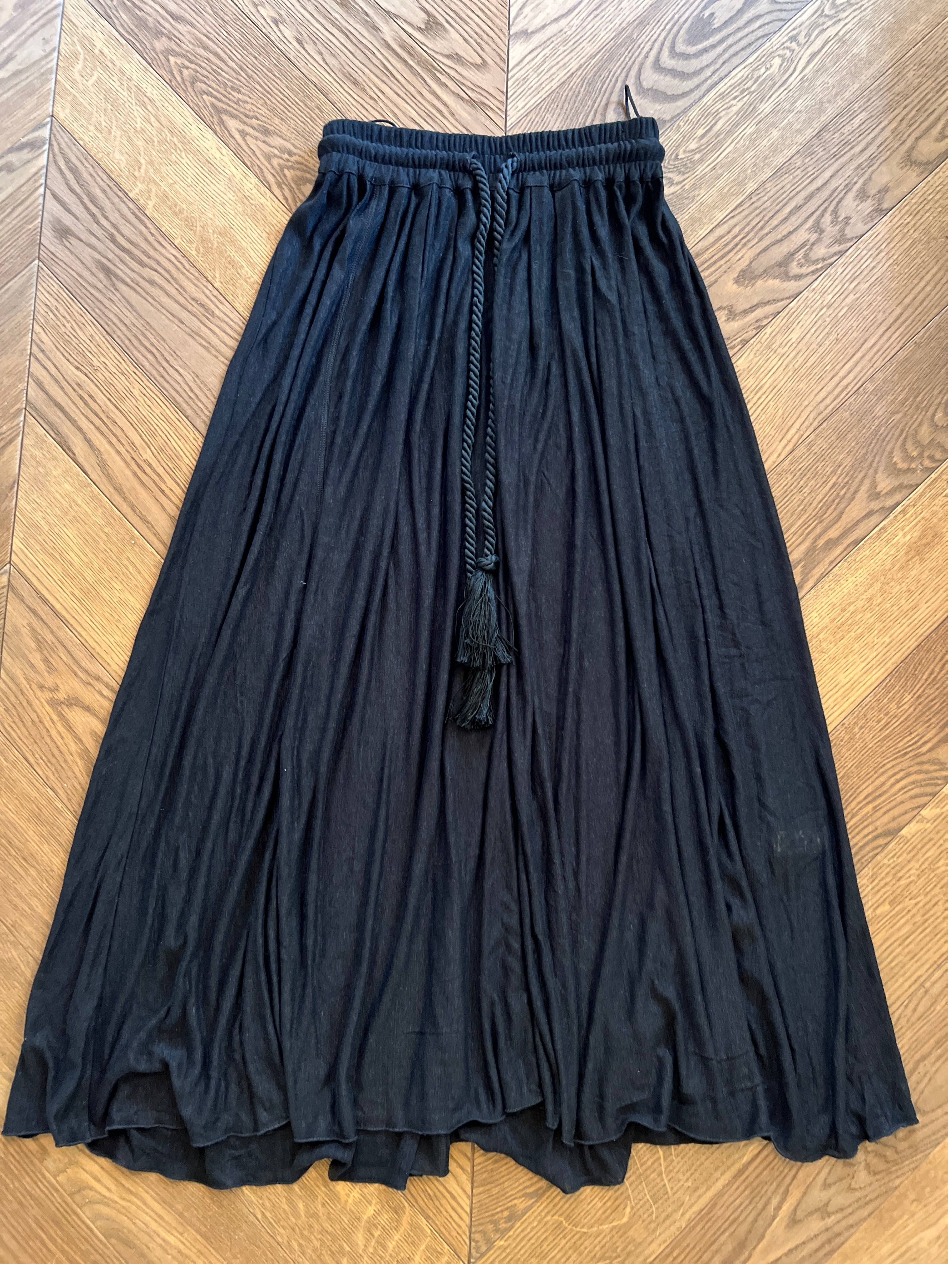 Jupe Forte Forte en lin noir