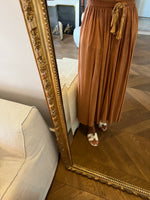 Charger l&#39;image dans la galerie, Jupe Forte Forte en lin terracotta
