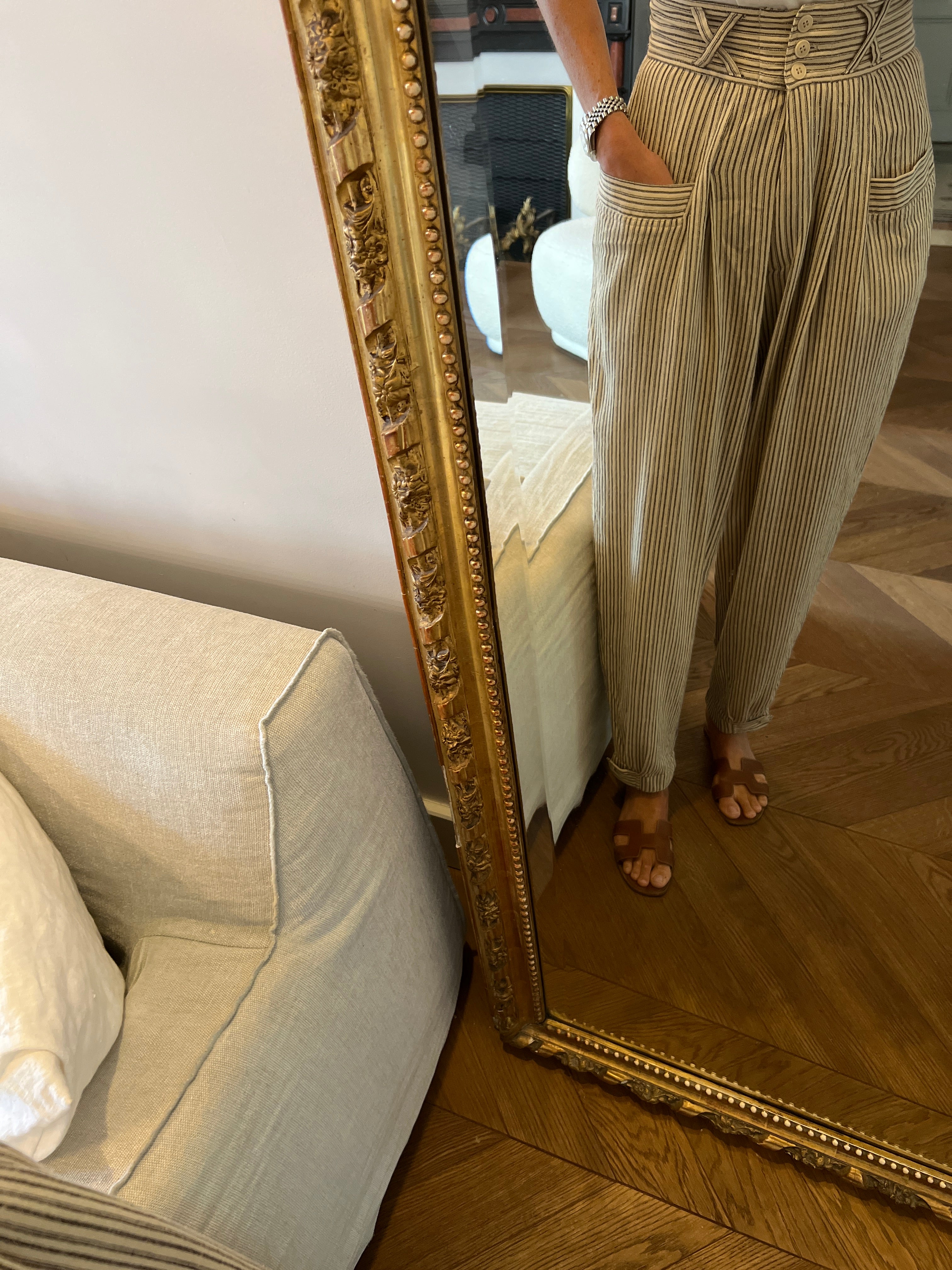 Pantalon Laurence Bras à rayures