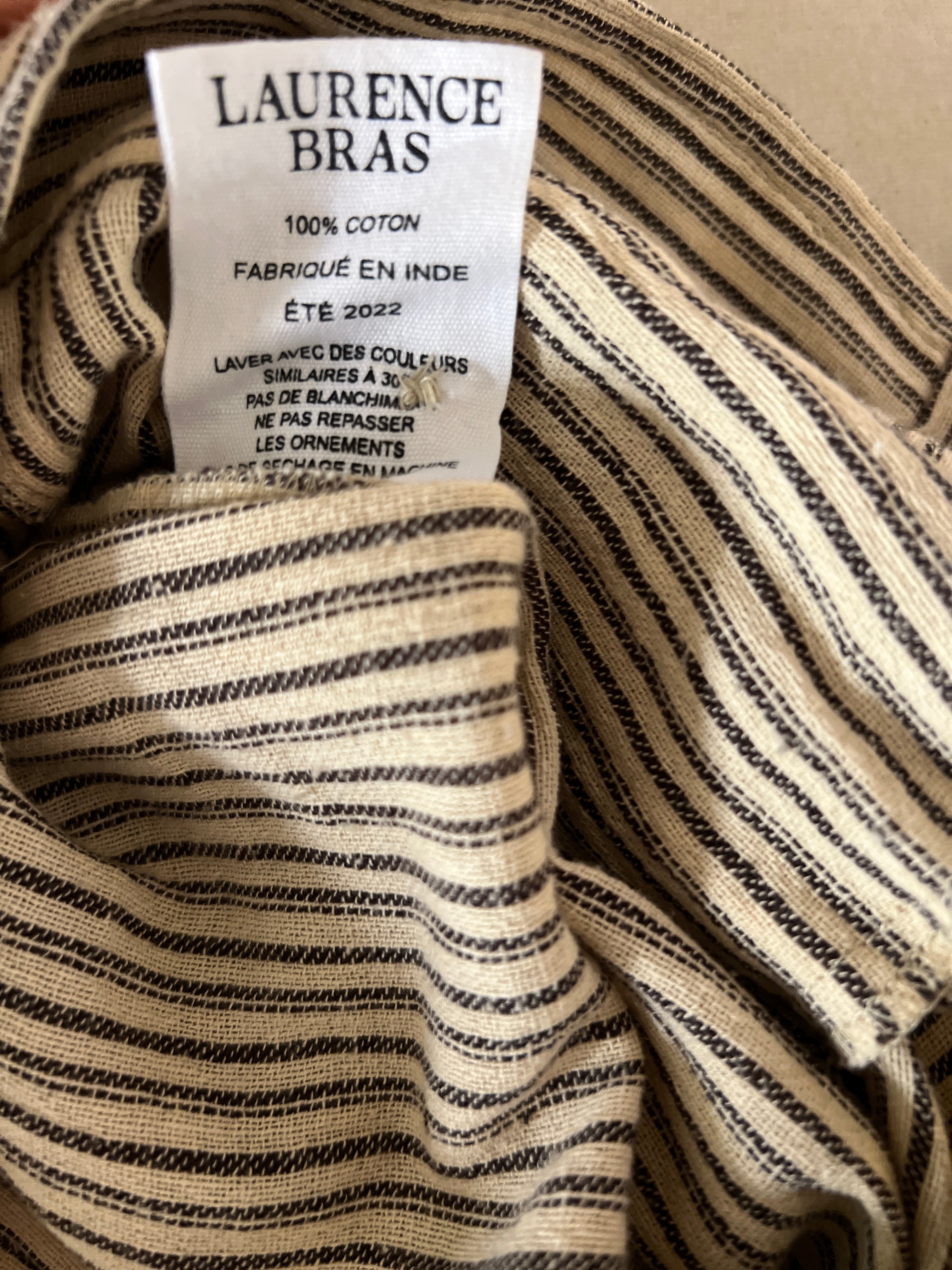 Pantalon Laurence Bras à rayures