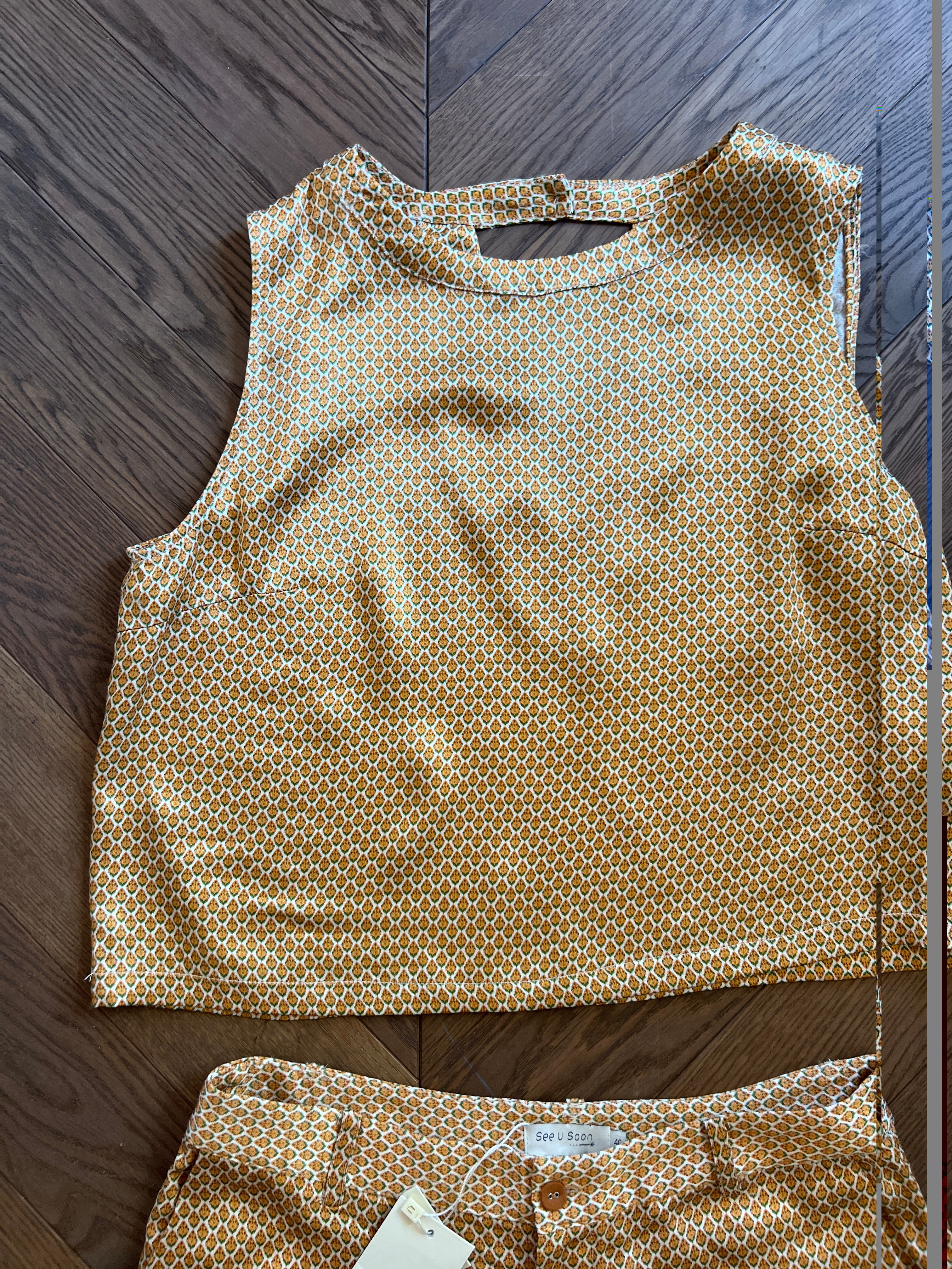 Ensemble Neuf See U Soon Neuf moutarde