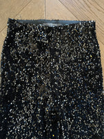 Charger l'image dans la galerie, Aurianne Sinacola - Primark pantalon pailleté noir évasé
